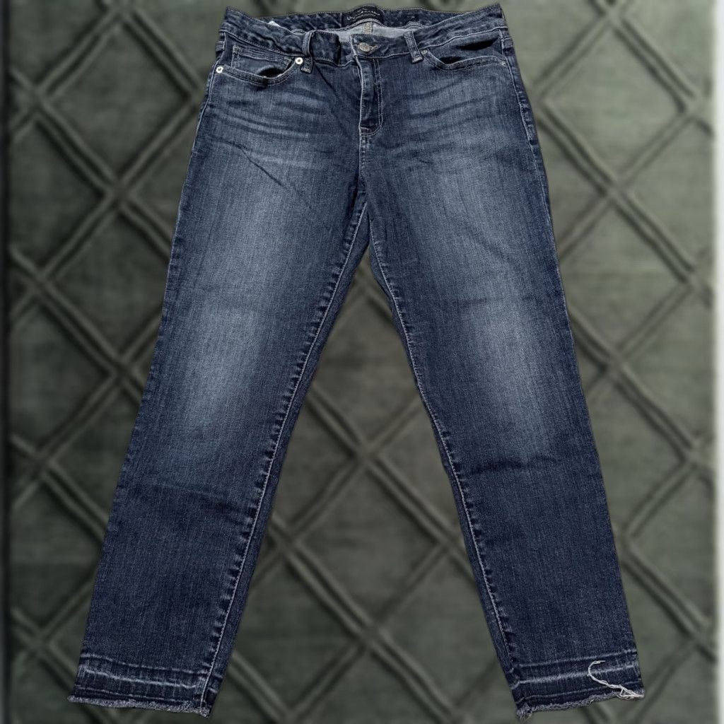 Lucky Brand Lucky Brand Jeans Women's Blue Mid Rise Slim Straight - 10 Size 32" / US 10 / IT 46 - 1 Thumbnail