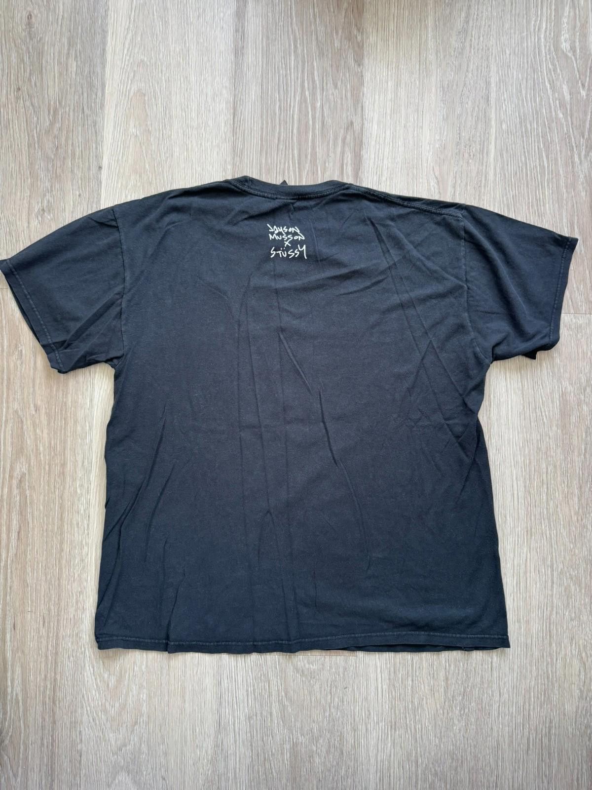Stussy Stussy X Jayson Musson Skate Tough Black Tee L Size US L / EU 52-54 / 3 - 3 Thumbnail