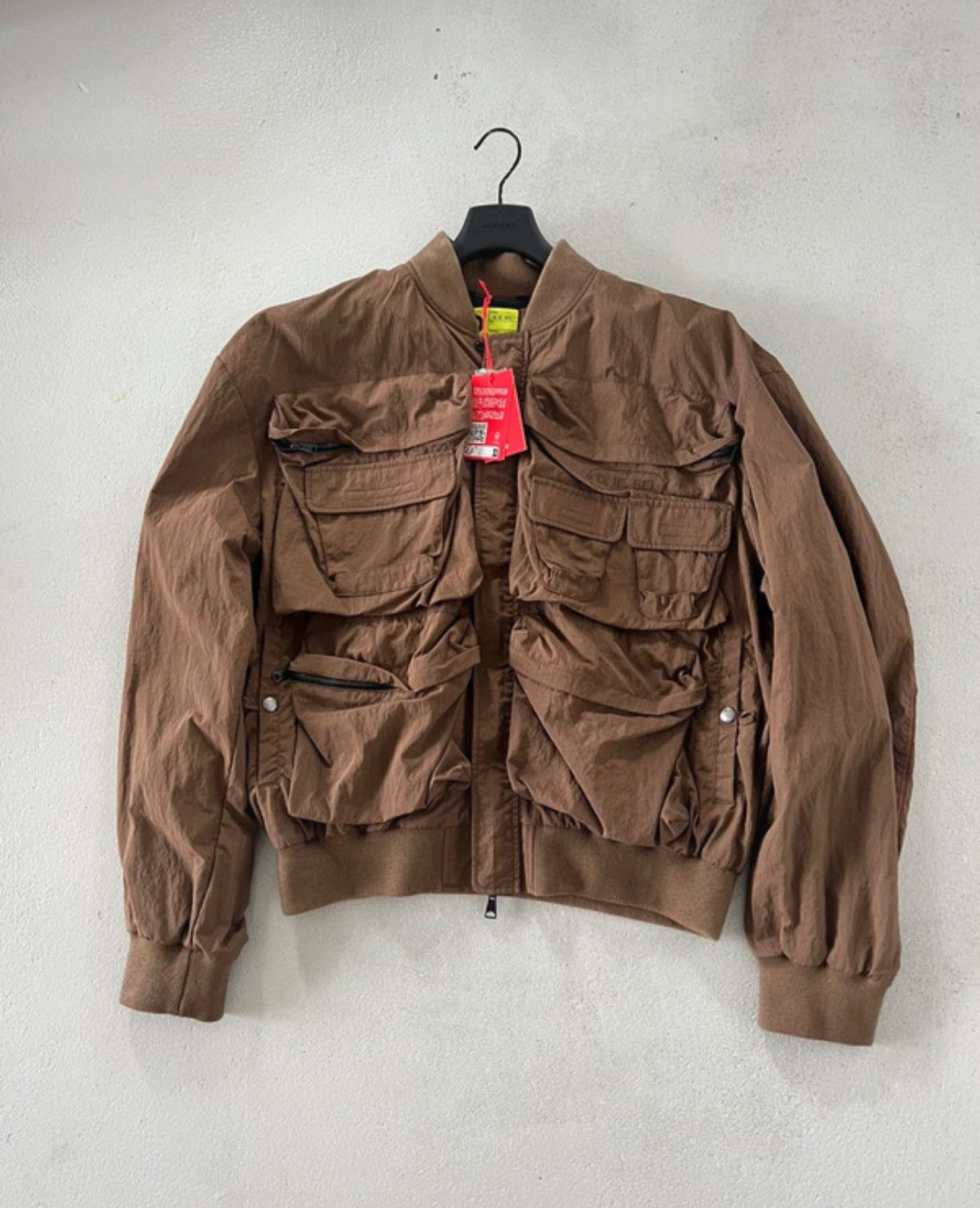 Diesel Diesel Bomber Jacket Tactical Pockets Size US L / EU 52-54 / 3 - 1 Thumbnail