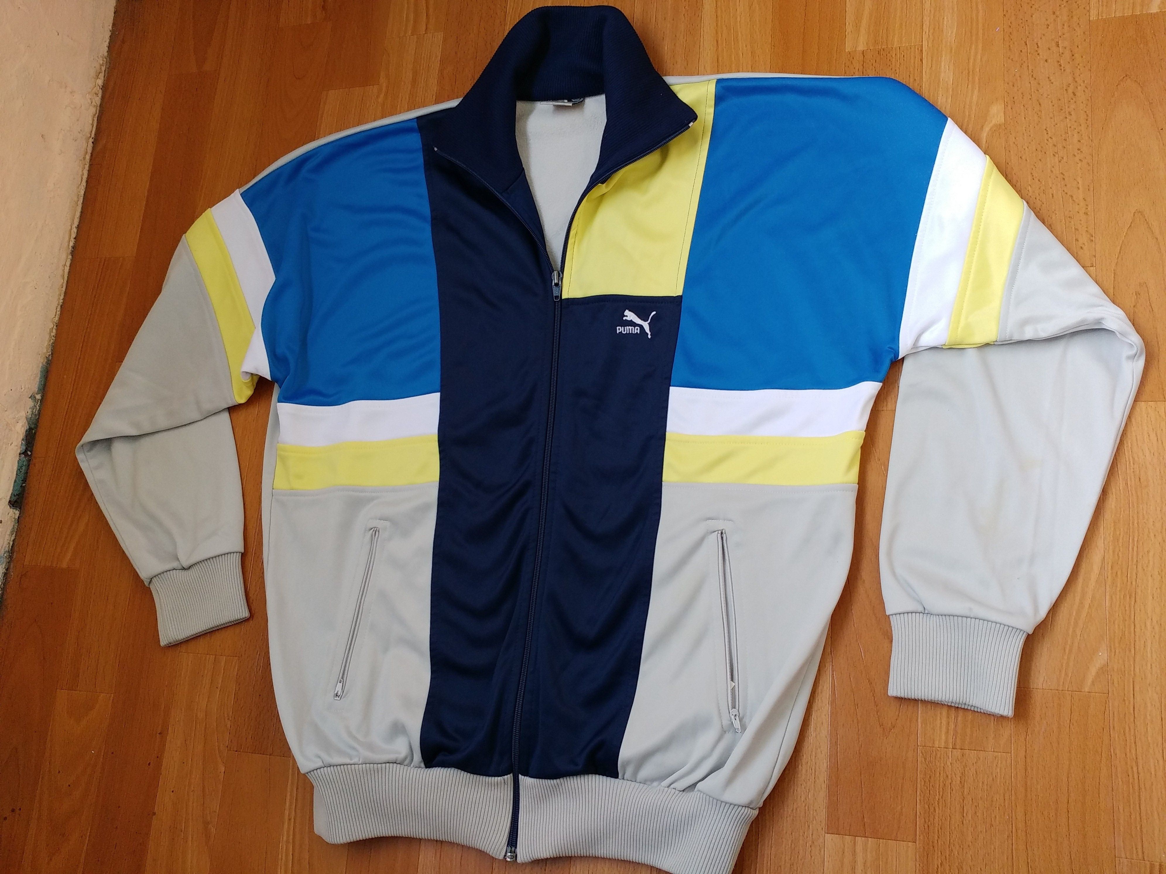 Puma × Vintage PUMA jacket, vintage track top 90s hip-hop clothing, 1990s L Size US L / EU 52-54 / 3 - 4 Thumbnail
