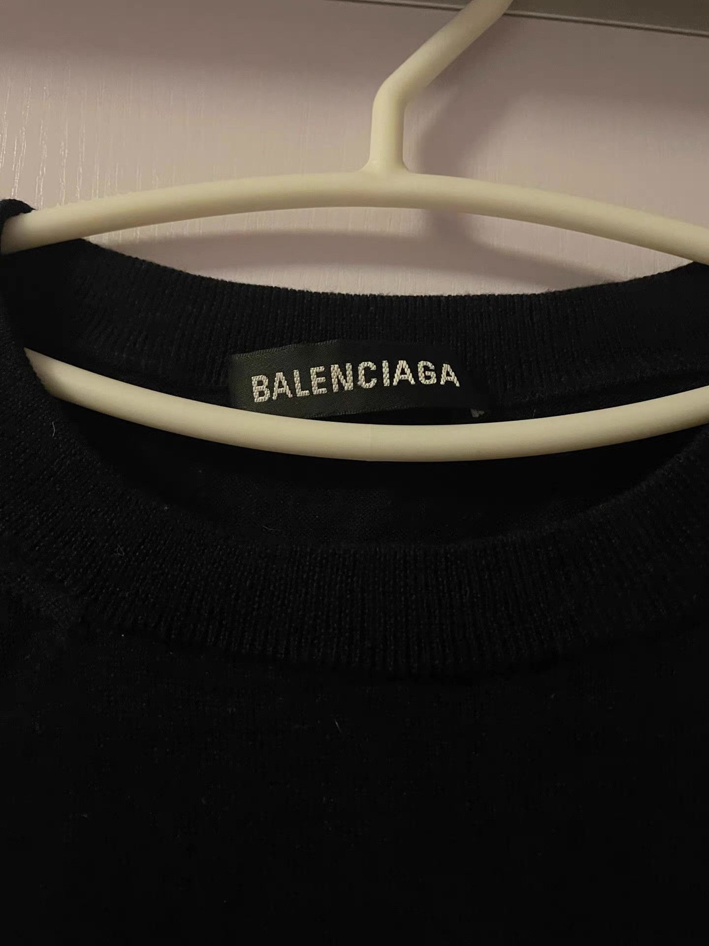 Balenciaga Balenciaga black wool sweater Q4 Size US M / EU 48-50 / 2 - 4 Thumbnail