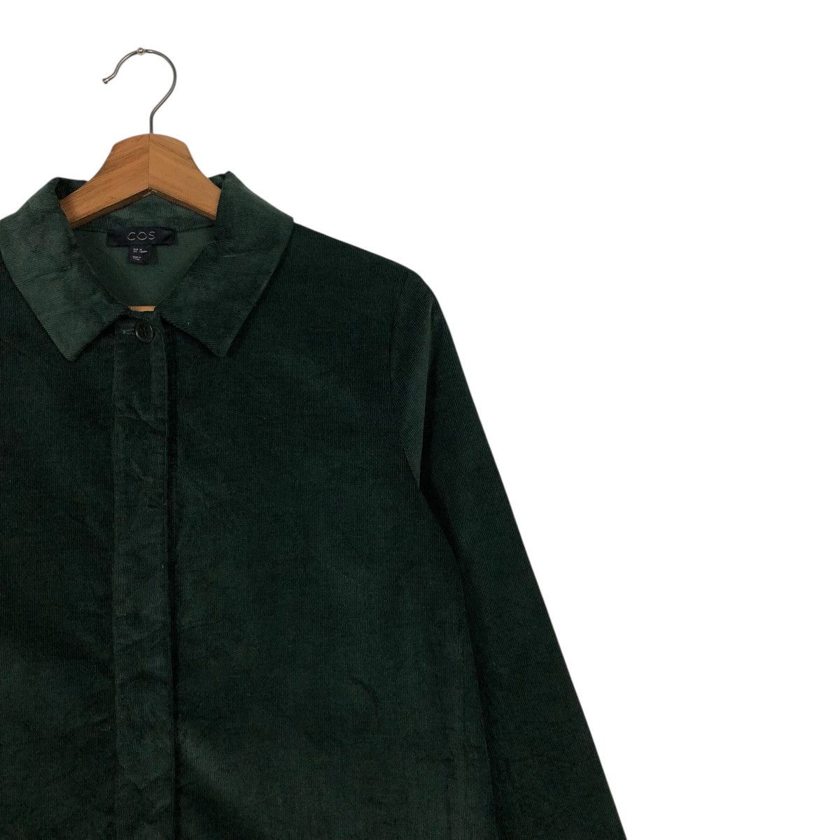Cos 📌Rich Green Vintage Corduroy Dress COS Size M / US 6-8 / IT 42-44 - 8 Thumbnail