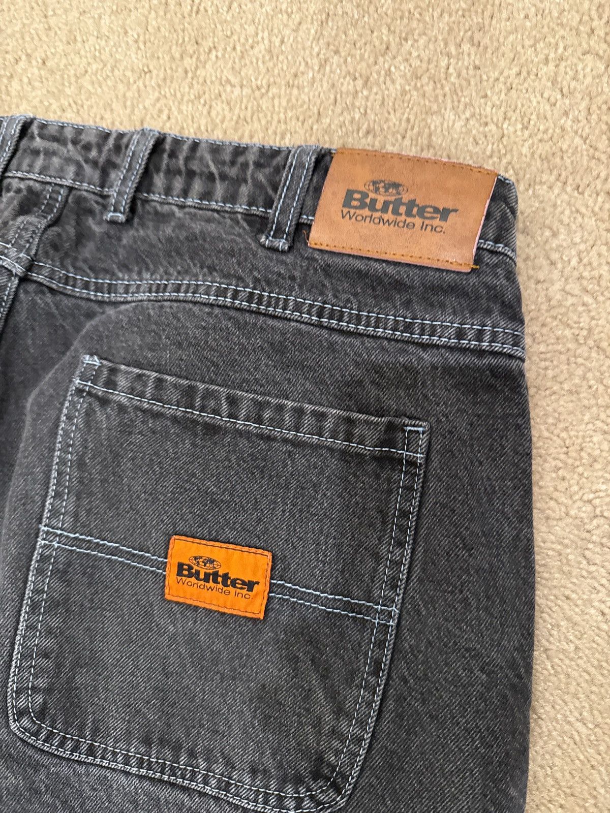 Butter Goods Butter Goods Santosuosso Denim Jeans, Washed Black Size US 34 / EU 50 - 3 Thumbnail