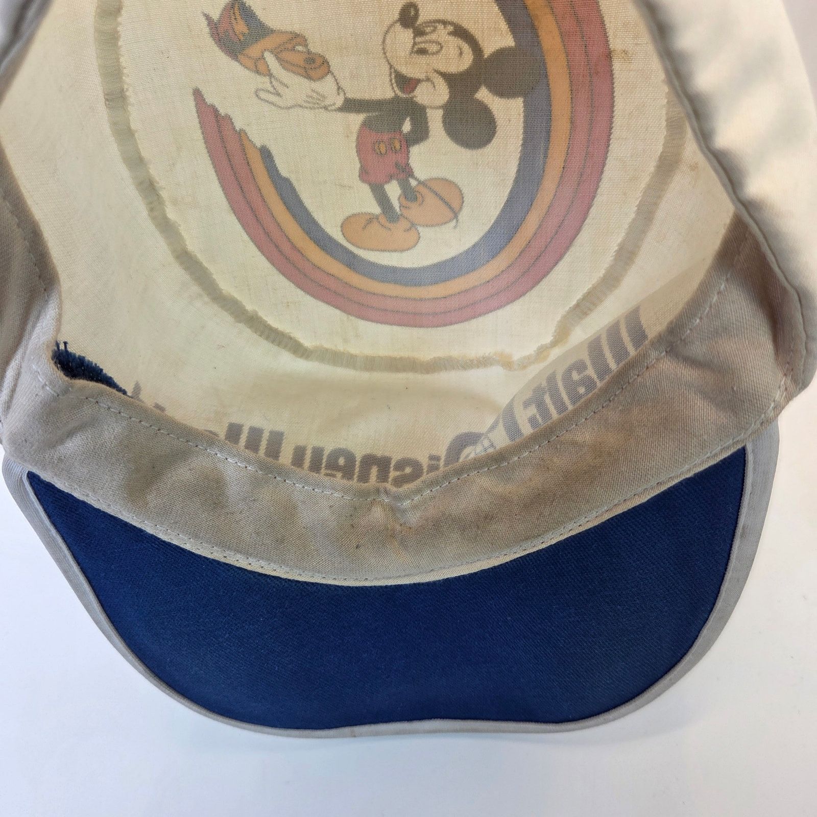 Disney Walt Disney World 1980s Vintage Mickey Mouse Rainbow Hat USA Size ONE SIZE - 9 Thumbnail
