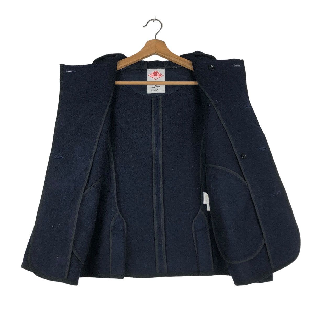 Danton × Japanese Brand 🔥CROPPED WOOL BIKER JACKET DANTON JAPAN ISSEY MIYAKE Size US S / EU 44-46 / 1 - 15 Thumbnail