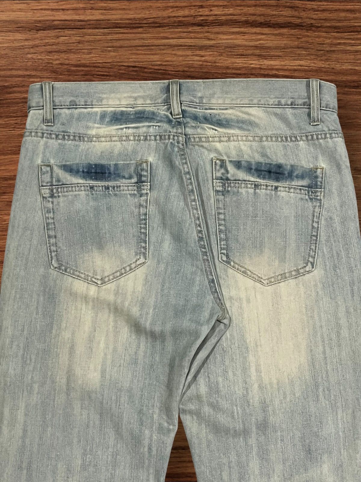 Japanese Brand Vintage Japanese Brand Distressed Sashiko Style Blue Jeans Size US 32 / EU 48 - 6 Thumbnail