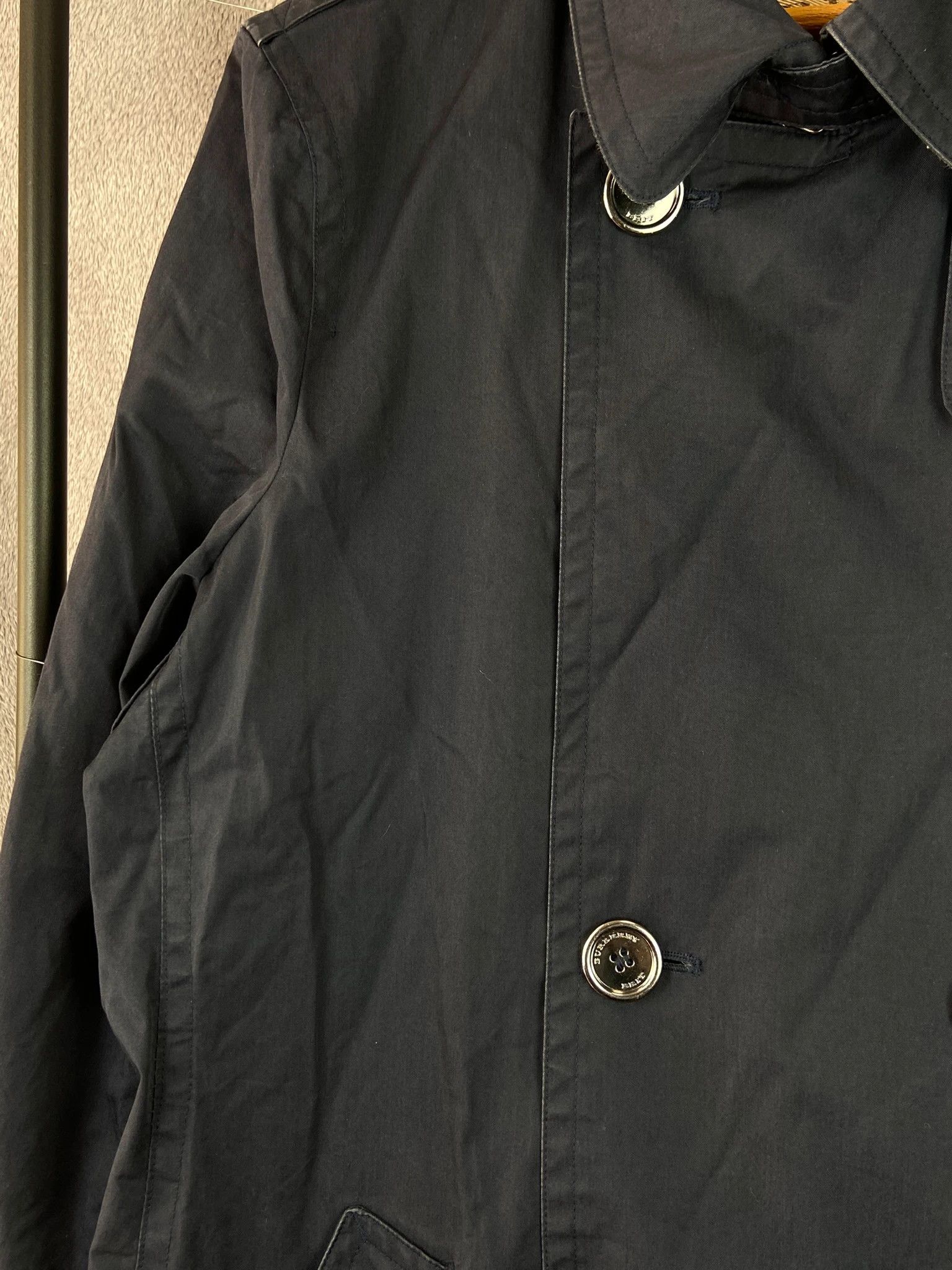 Burberry Coat Burberry Brit navy nova check luxury vintage Size US XXL / EU 58 / 5 - 2 Thumbnail