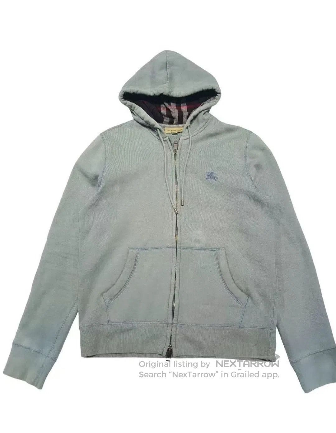 Burberry Burberry Men's Hooded Zip Sweatshirt 0079. Size US M / EU 48-50 / 2 - 2 Thumbnail