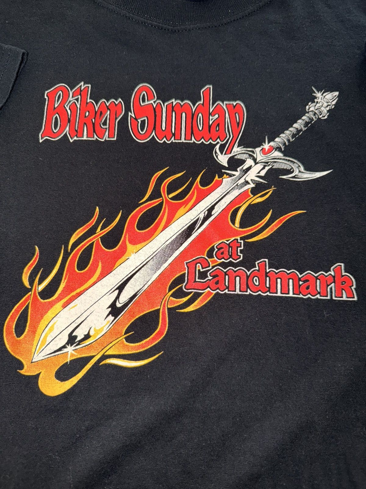 Vintage Y2K Biker tee Size US XXL / EU 58 / 5 - 3 Thumbnail