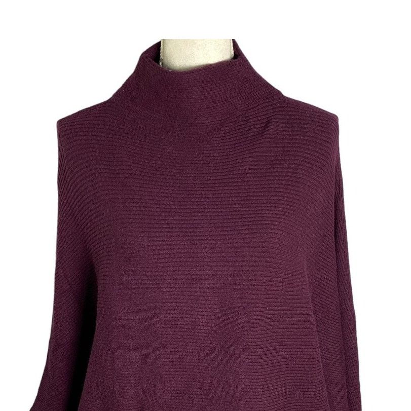 Other Philosophy Maroon Batwing Mock Turtleneck Sweater Large Size L / US 10 / IT 46 - 3 Thumbnail