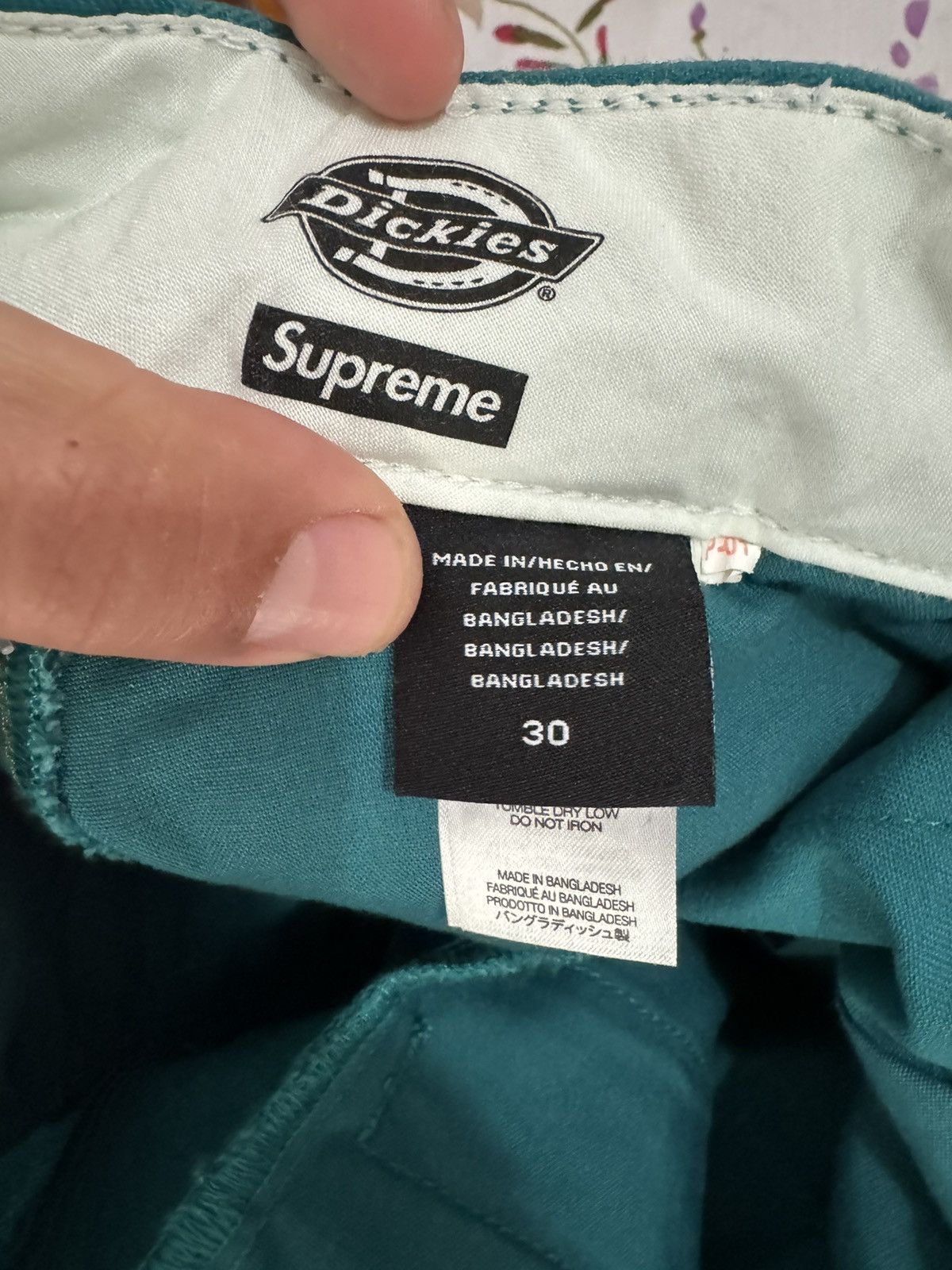 Dickies × Supreme Supreme X Dickies 874 Stripe Work Pant Money Green Size US 30 / EU 46 - 3 Thumbnail