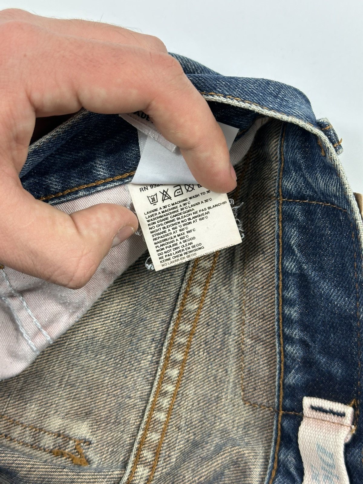 Diesel Diesel Dark Denim Jeans Men's 27 Size Made In Italy Size US 27 - 11 Thumbnail