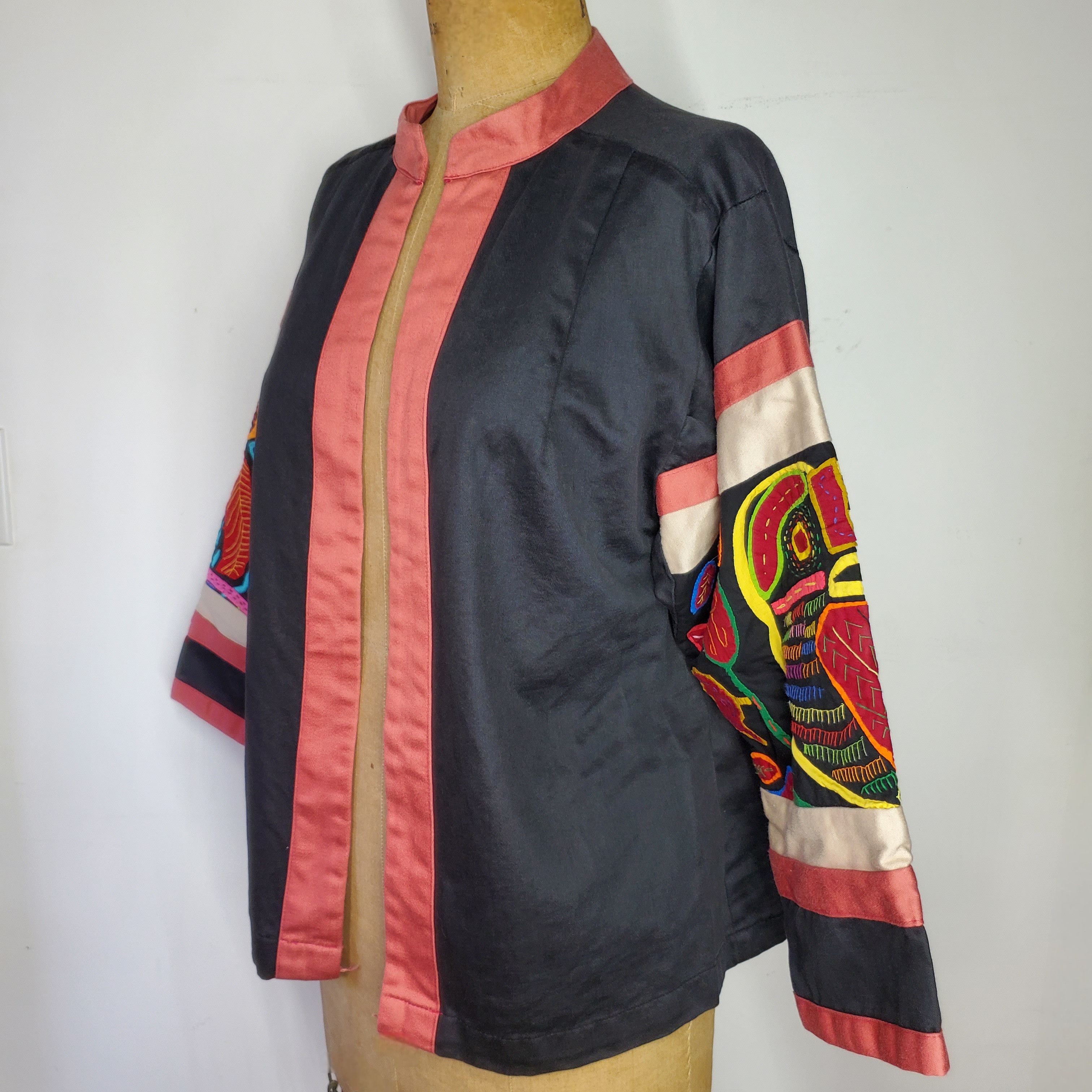 Other Crossroads MS Size L Jacket Cardigan 100% Cotton Hand Embro Size L / US 10 / IT 46 - 2 Thumbnail