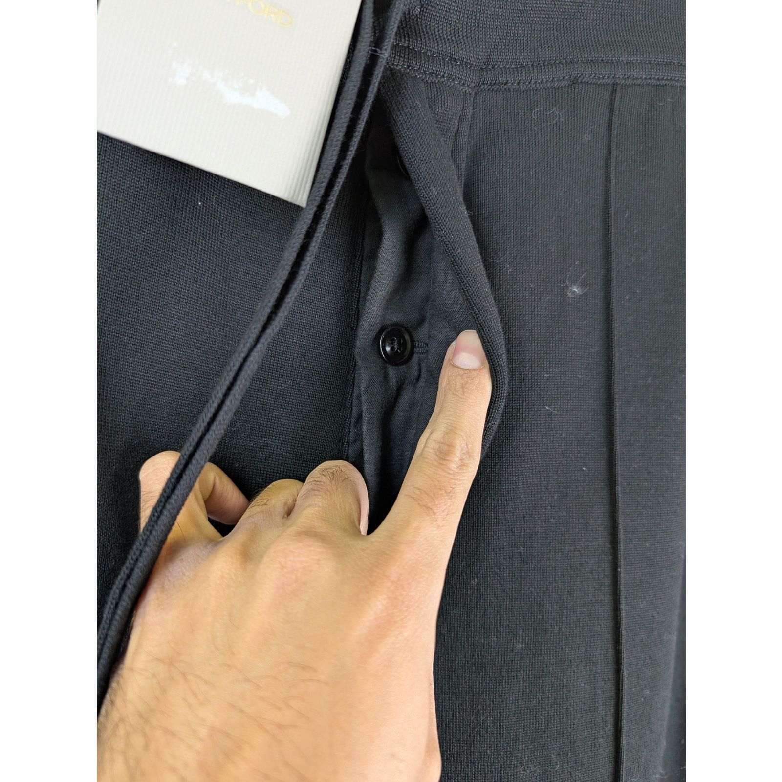 Tom Ford o1rshd1 Knitwear Trousers Sweatpants in Grey Melange Size US 40 / EU 56 - 6 Thumbnail