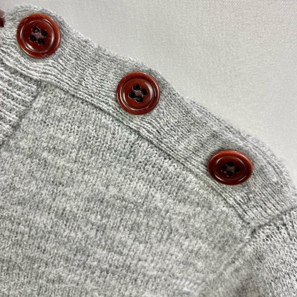 J.Crew J.Crew 100% Merino Slim Fit Grey Striped Sweater Size M Size US M / EU 48-50 / 2 - 4 Thumbnail