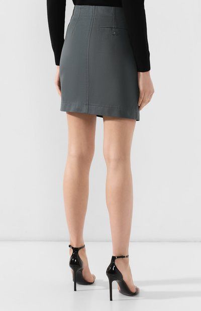 Givenchy o1y0925 Mini Skirt in Lead Size 27" / US 4 / IT 40 - 4 Thumbnail