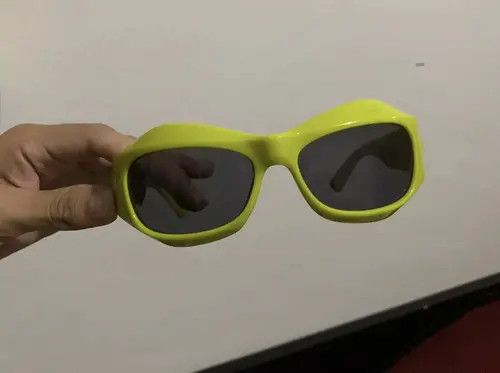 Electric Visual × Jewelry Dystopian Alien Sunglasses Retro Cyber Lime Archive Cosplay Size ONE SIZE - 3 Thumbnail