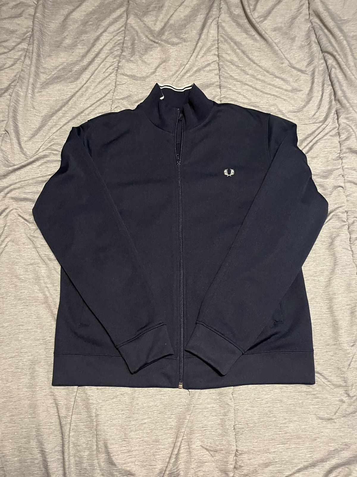 Designer × Fred Perry × Vintage Vintage Fred Perry Track Jacket Size US L / EU 52-54 / 3 - 1 Thumbnail