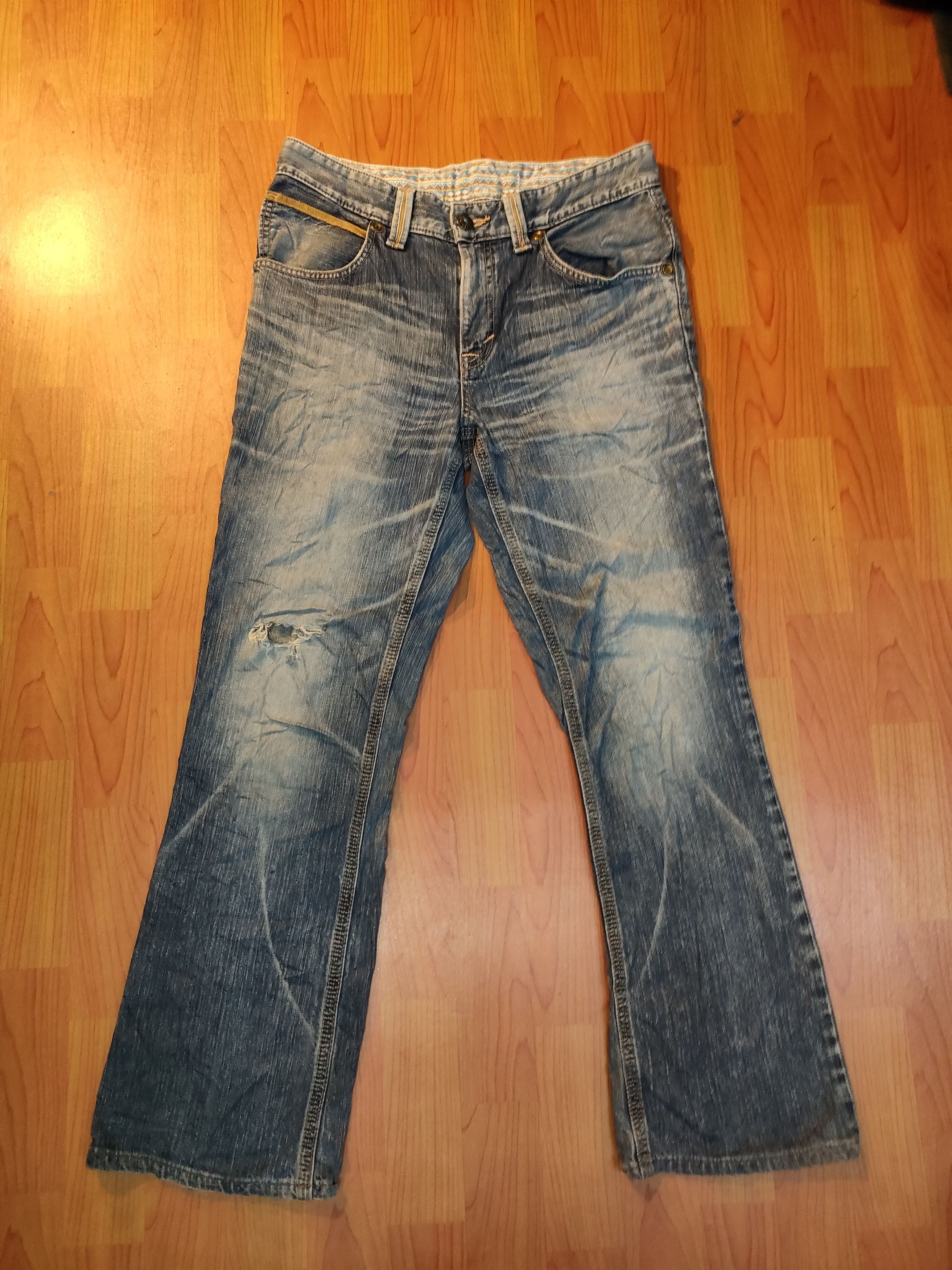 Edwin × If Six Was Nine Flare🔥🔥 Edwin Exclusive Vintage Jeans Size US 33 - 1 Thumbnail