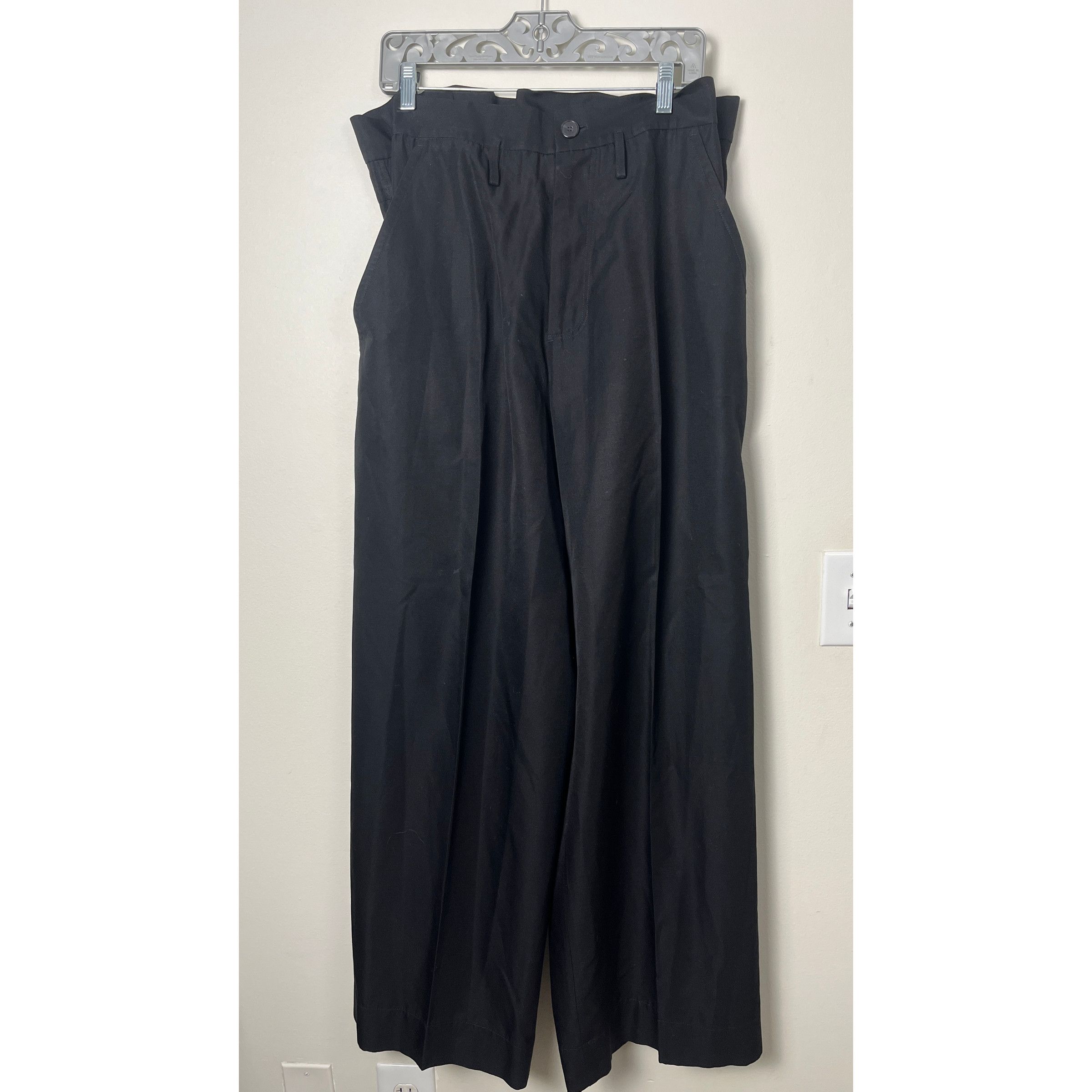 Maison Margiela MARGIELA WHITE LABEL WIDE LEG PAPER BAG WAIST PANTS Size 27" / US 4 / IT 40 - 1 Thumbnail