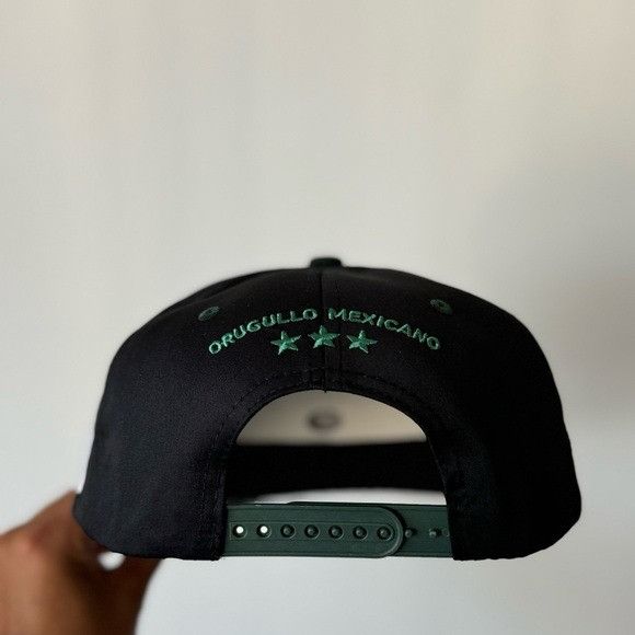 Other BRAND NEW MEXICO ORGULLO MEXICANO BLACK/GREEN FLAT BILL Size ONE SIZE - 3 Thumbnail