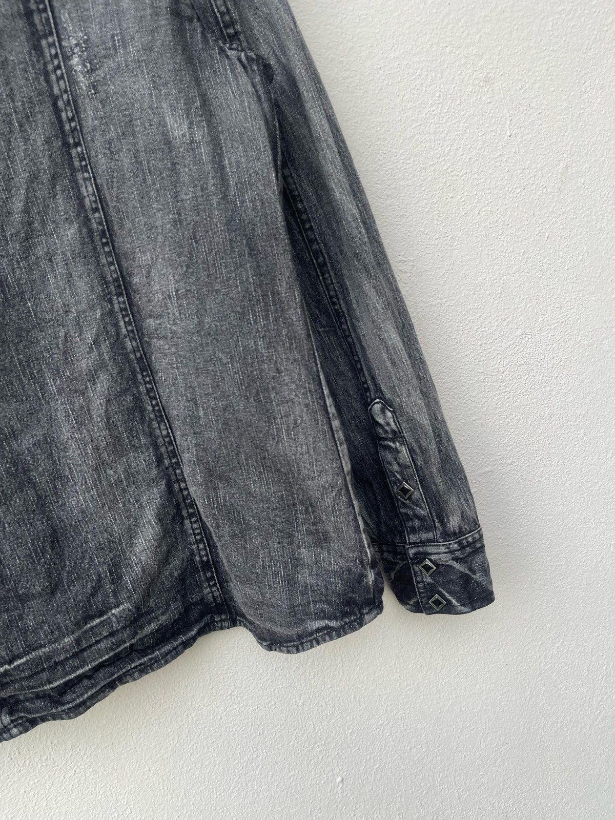 If Six Was Nine × Japanese Brand × Le Grande Bleu (L.G.B.) Semantic Design Wash Denim Western Shirt Size US S / EU 44-46 / 1 - 21 Thumbnail