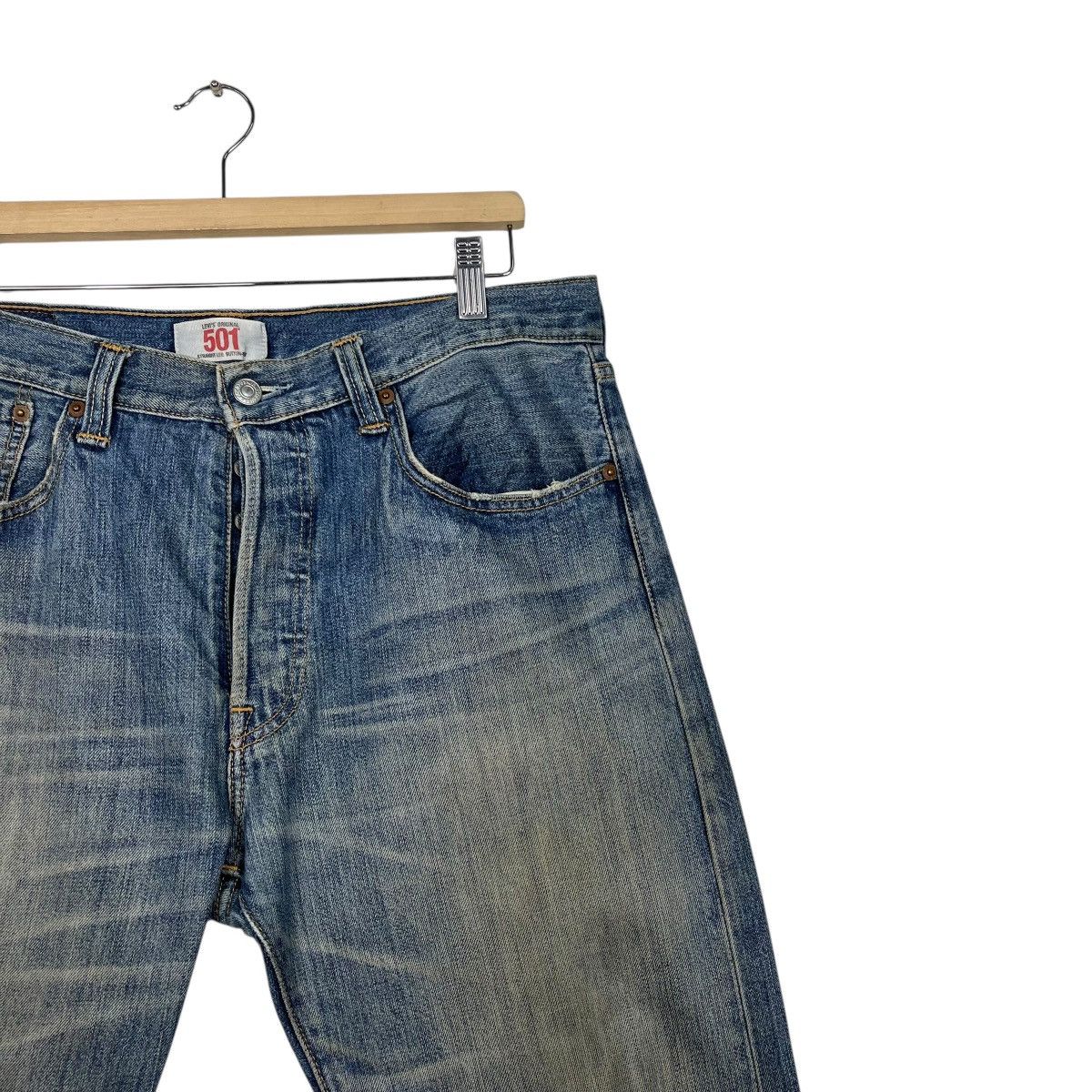 Levi's Vintage Y2k Levis Distressed Denim Size US 34 / EU 50 - 6 Thumbnail
