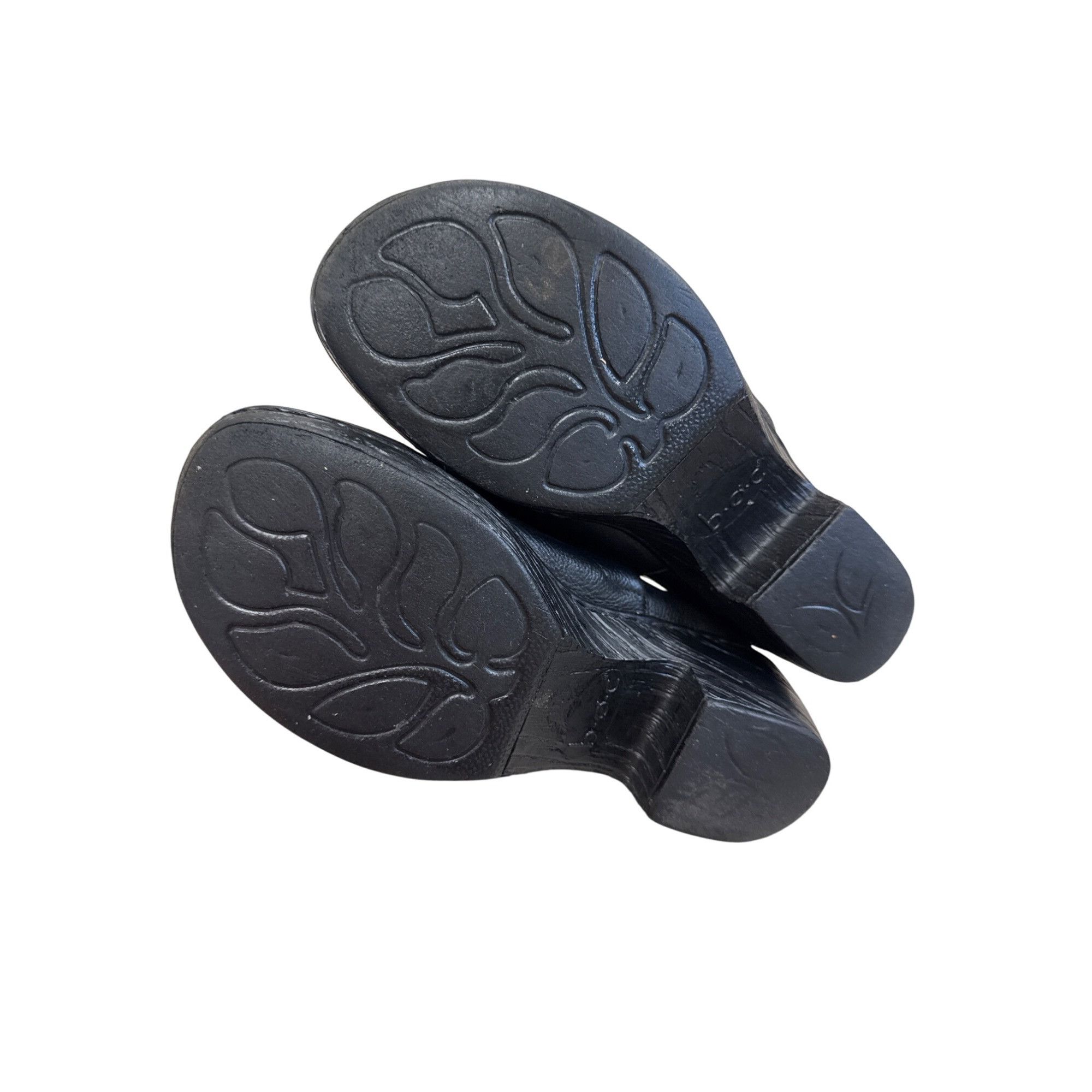 Boc B.OC Womens Black Leather Clogs Mules 7M SKU 7484 Size US 7 / IT 37 - 7 Thumbnail