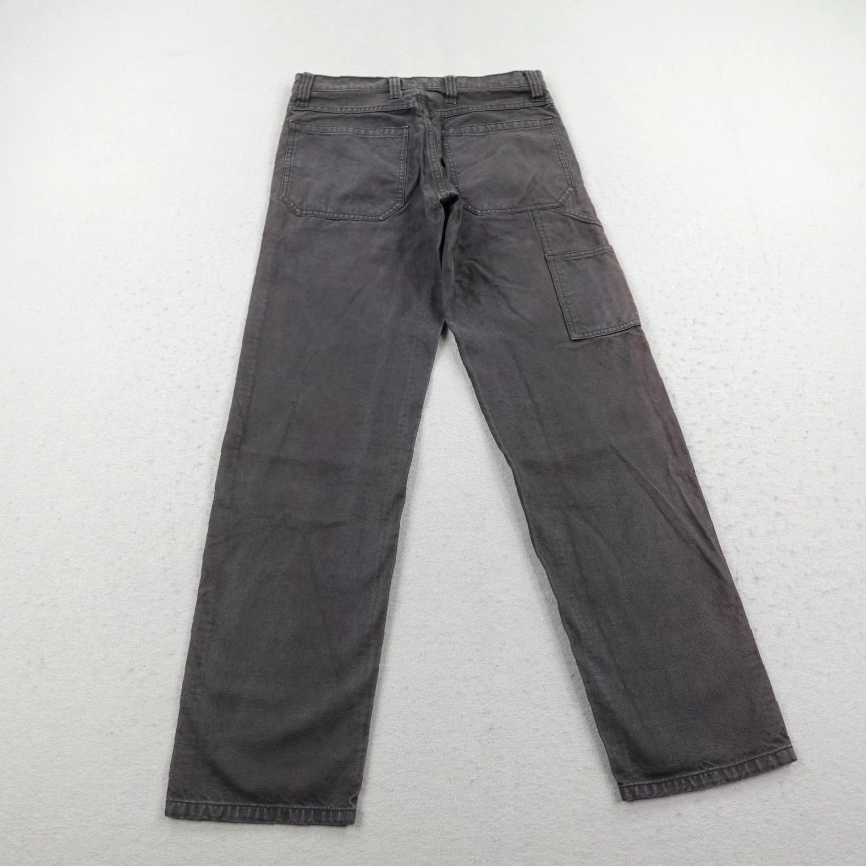 Madewell Madewell Pants Mens 28 Regular Gray Relaxed Straight Carpenter Button Fly Workwear Casual Mens Size US 28 / EU 44 - 4 Thumbnail