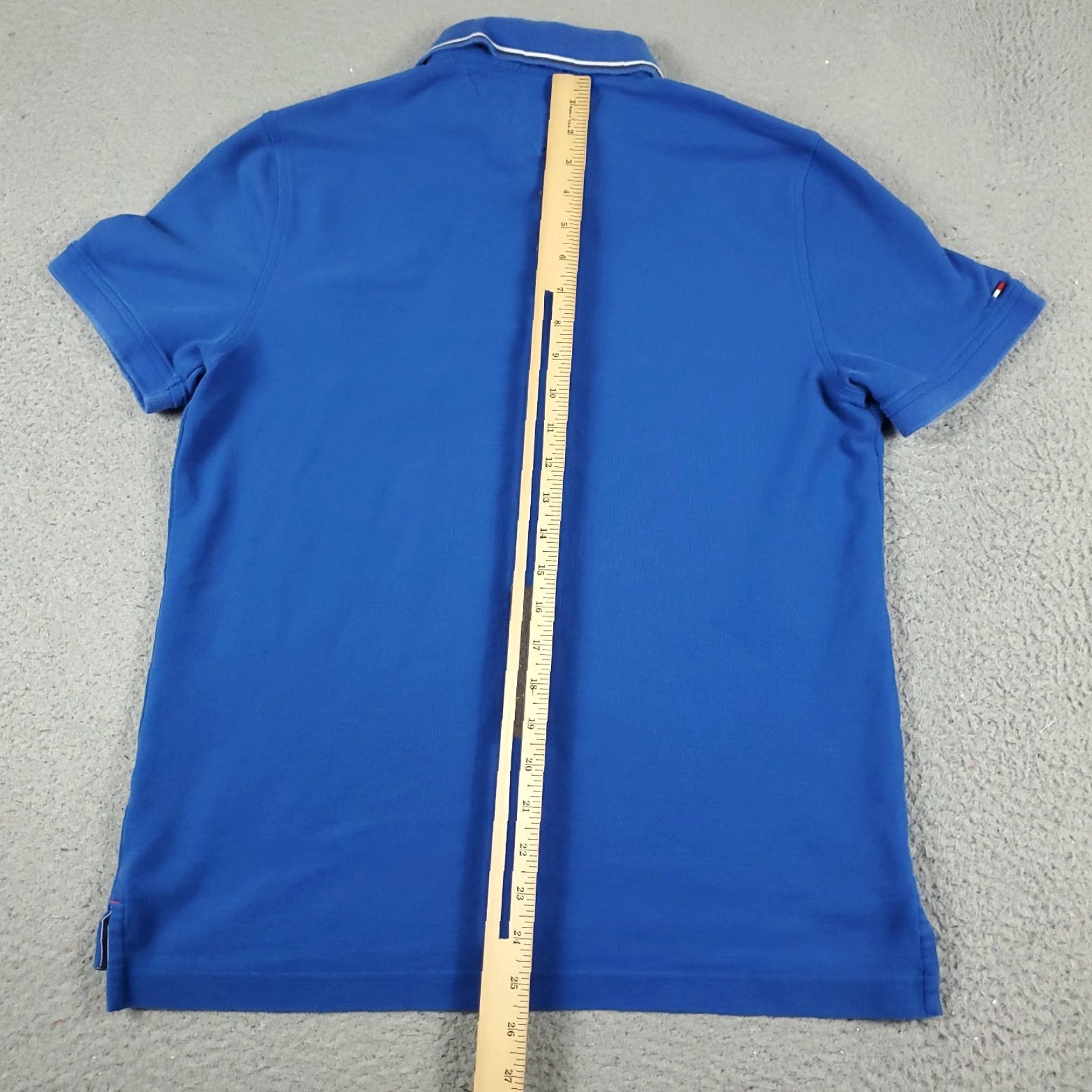 Tommy Hilfiger Tommy Hilfiger Polo Shirt Mens Medium Blue Casual Short Sleeve Regular Fit Size US M / EU 48-50 / 2 - 4 Thumbnail