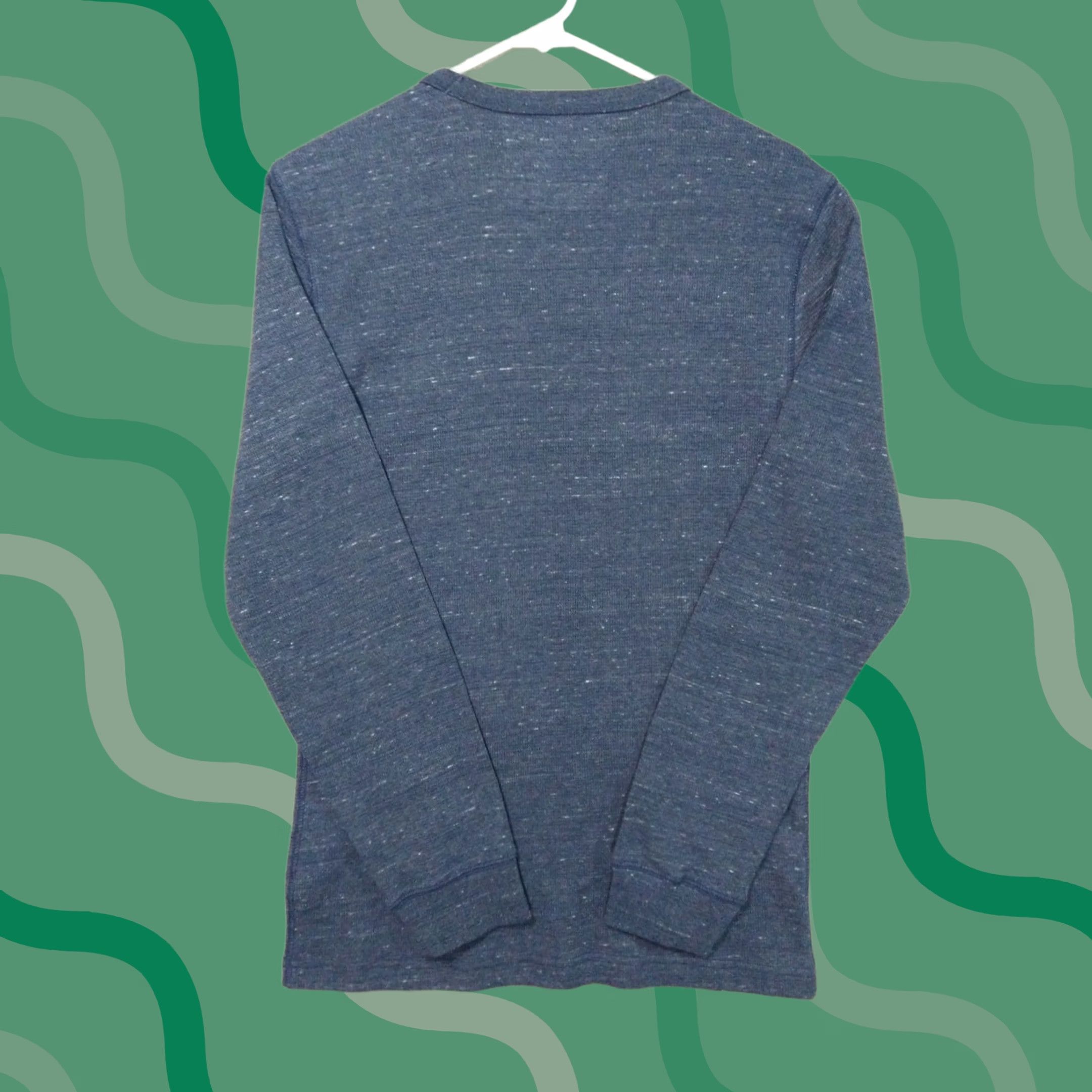 Vintage Sonoma Shirt Mens Small Blue Supersoft Thermal Crew Neck Long Sleeve Stretch Size US S / EU 44-46 / 1 - 1 Thumbnail