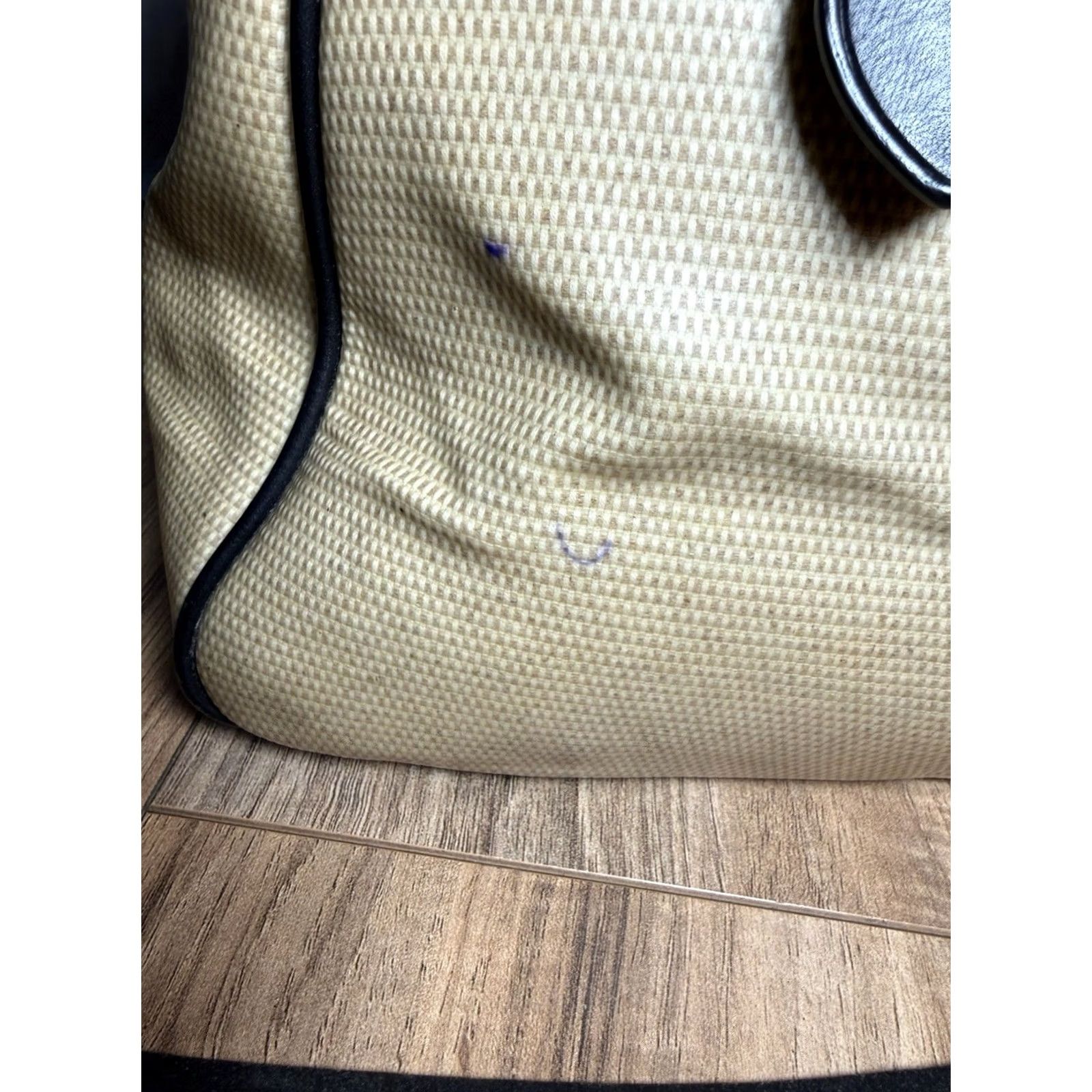 Dooney & Bourke Dooney & Bourke WILSON PANAMA Leather Satchel/Purse Handbag Tan/Black Pre Owned Size ONE SIZE - 6 Thumbnail