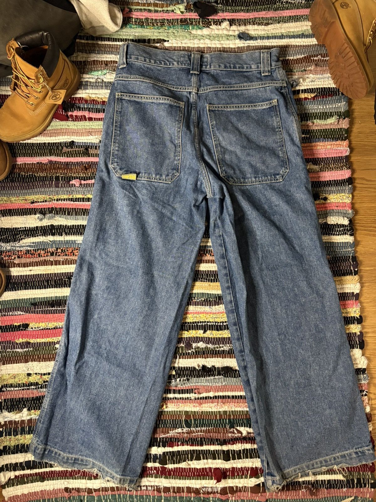 JNCO JNCO 179 Pipes. 23”. Dark Stone Baggy Jeans 32W 30L Size US 32 / EU 48 - 2 Thumbnail