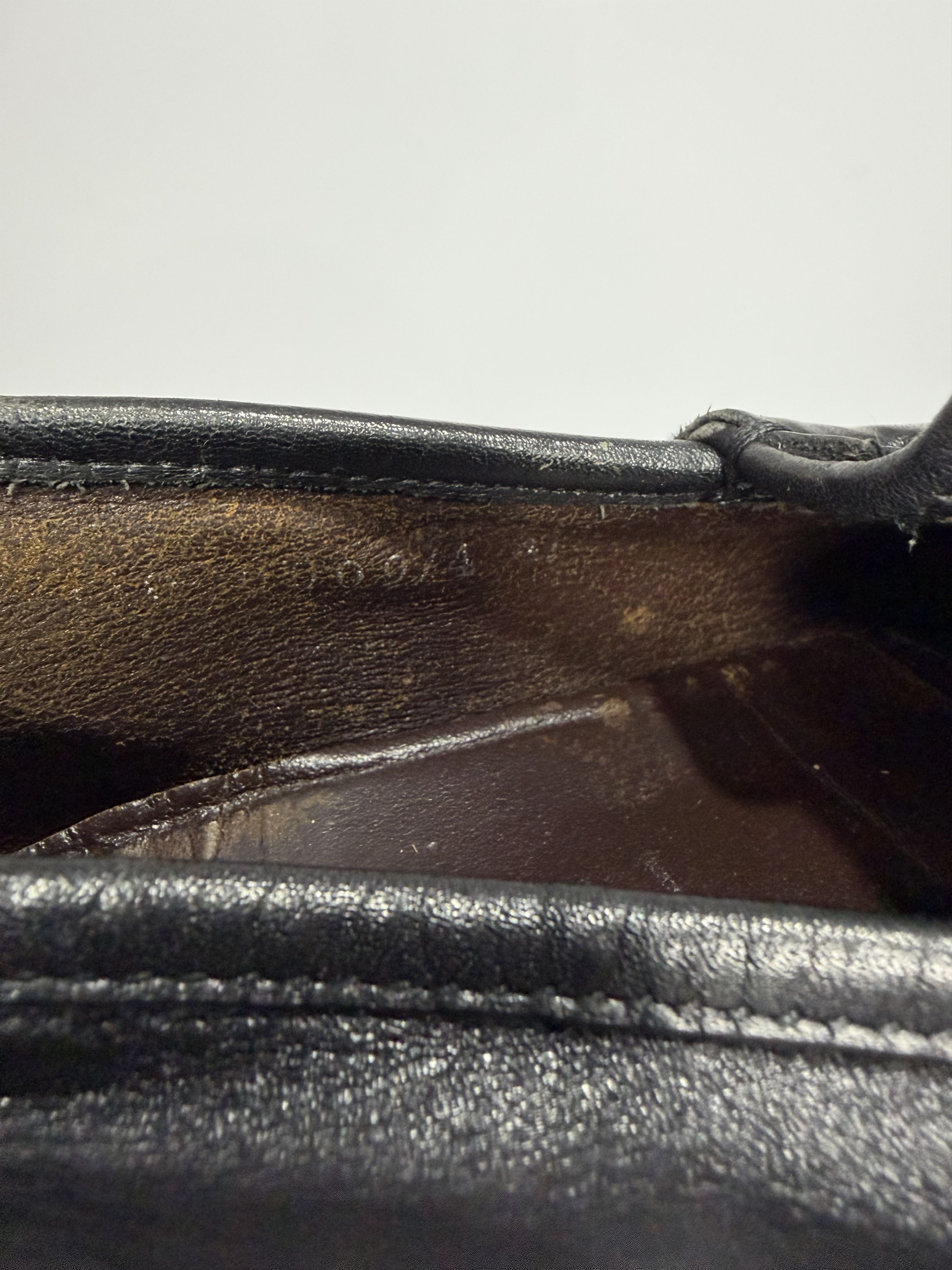 Gucci Gucci Black Leather Horsebit Loafers Size US 8 / EU 41 - 8 Thumbnail
