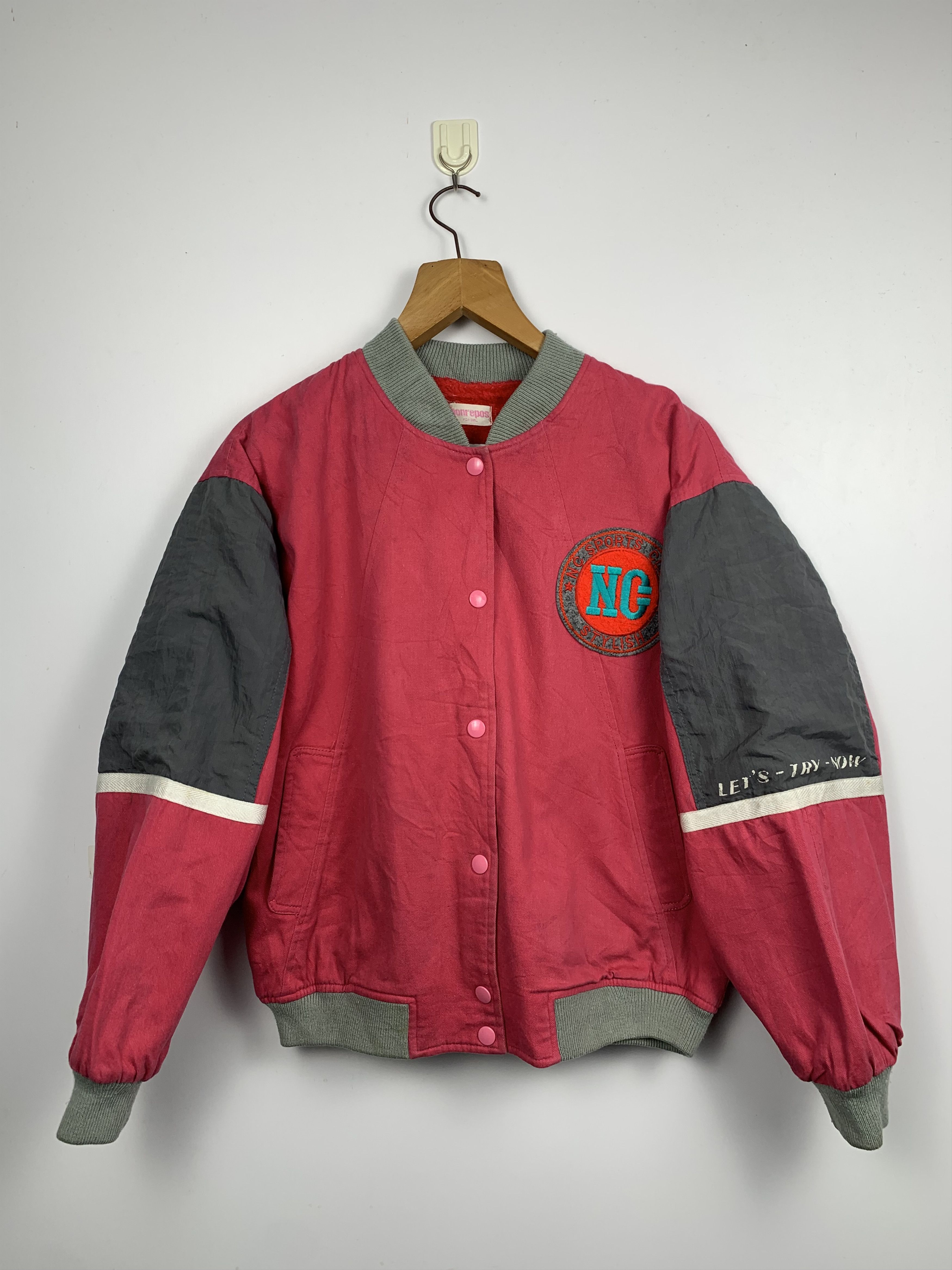 Japanese Brand Vintage 90s Japanese Brand Wool Varsity Jacket J1168 Size US M / EU 48-50 / 2 - 1 Thumbnail