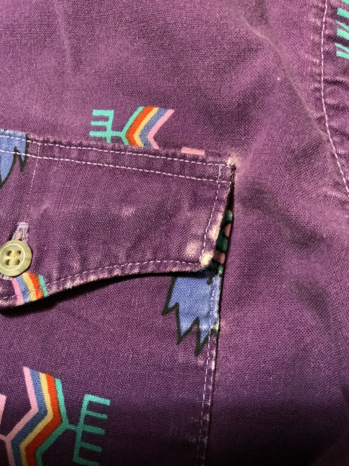 Wrangler Vintage Wrangler Cowboy Cut Rodeo Southwestern Aztec Shirt Size US M / EU 48-50 / 2 - 8 Thumbnail