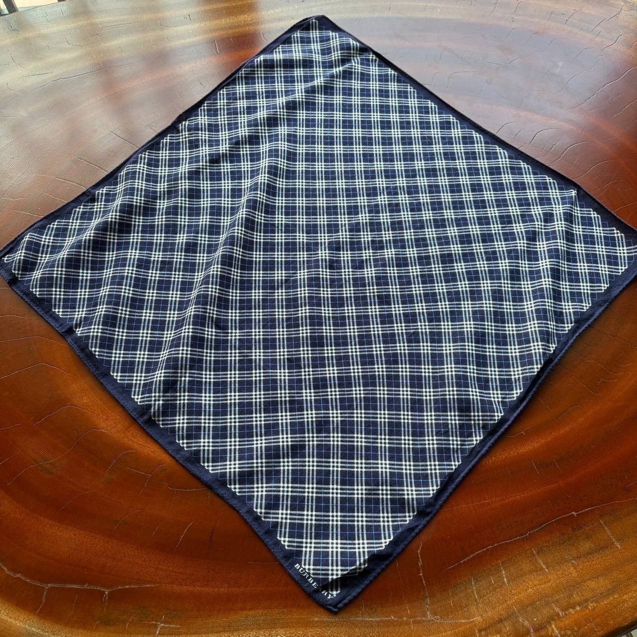 Burberry Burberry Blue Nova Check Handkerchief Size ONE SIZE - 6 Thumbnail