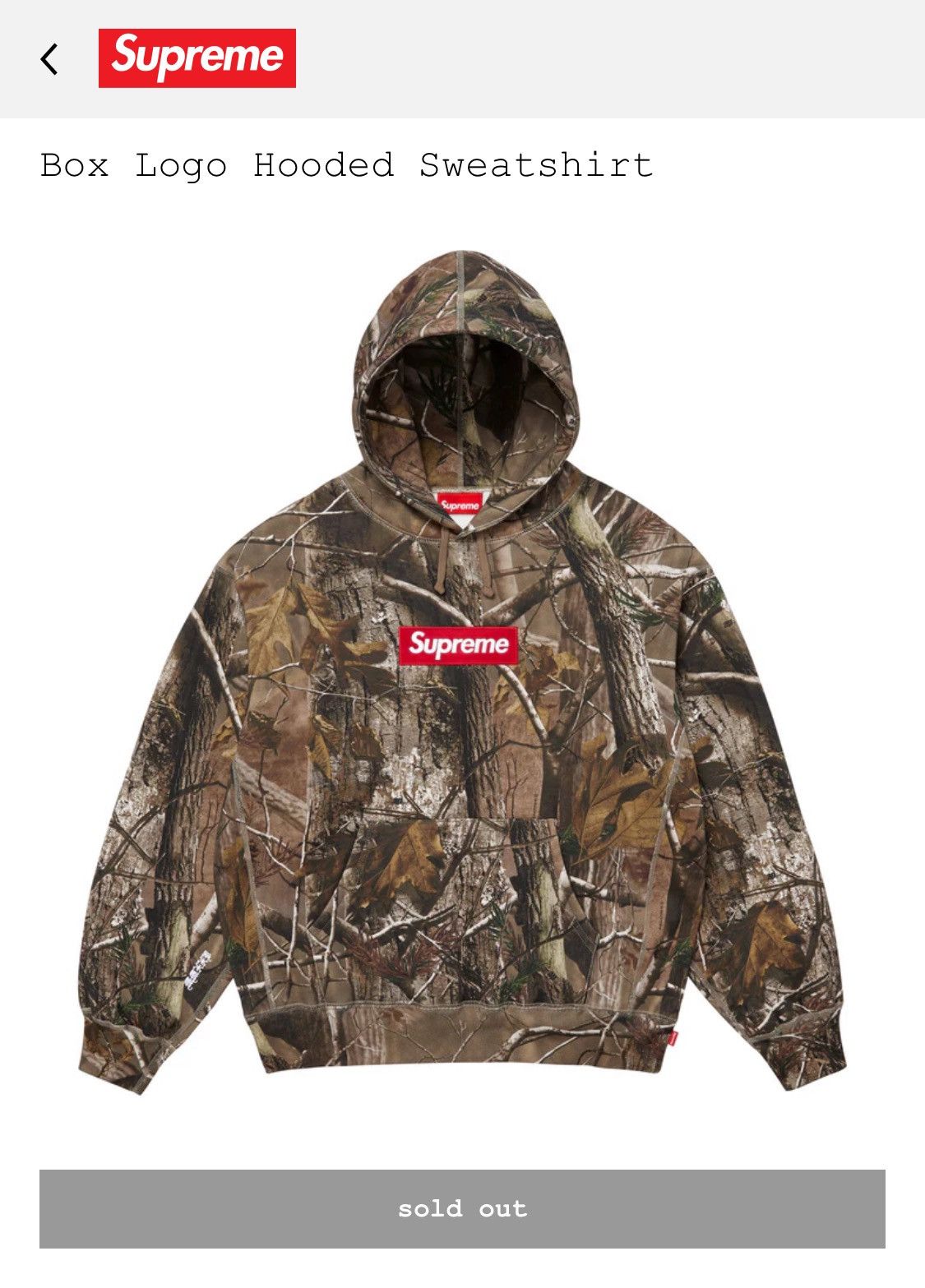 Supreme Supreme FW25 Box Logo Realtree AP Camo M (On-Hand) Size US M / EU 48-50 / 2 - 7 Thumbnail