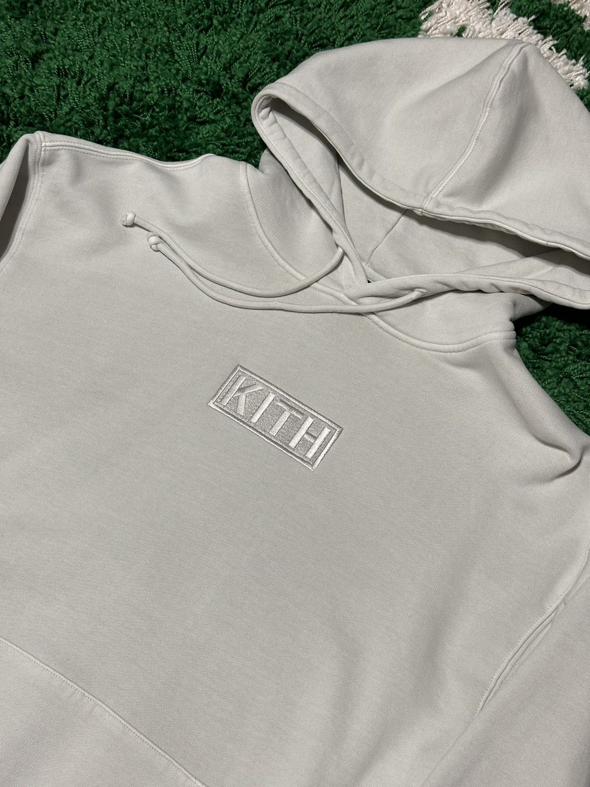 Kith Kith Box Logo Hoodie Cyber Monday Concrete | Grailed