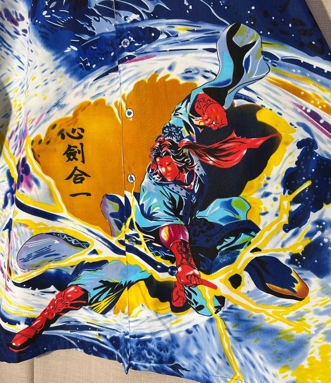 Anime Japanese anime Samurai vintage overprinted crazy shirt y2k Size US XXL / EU 58 / 5 - 3 Thumbnail