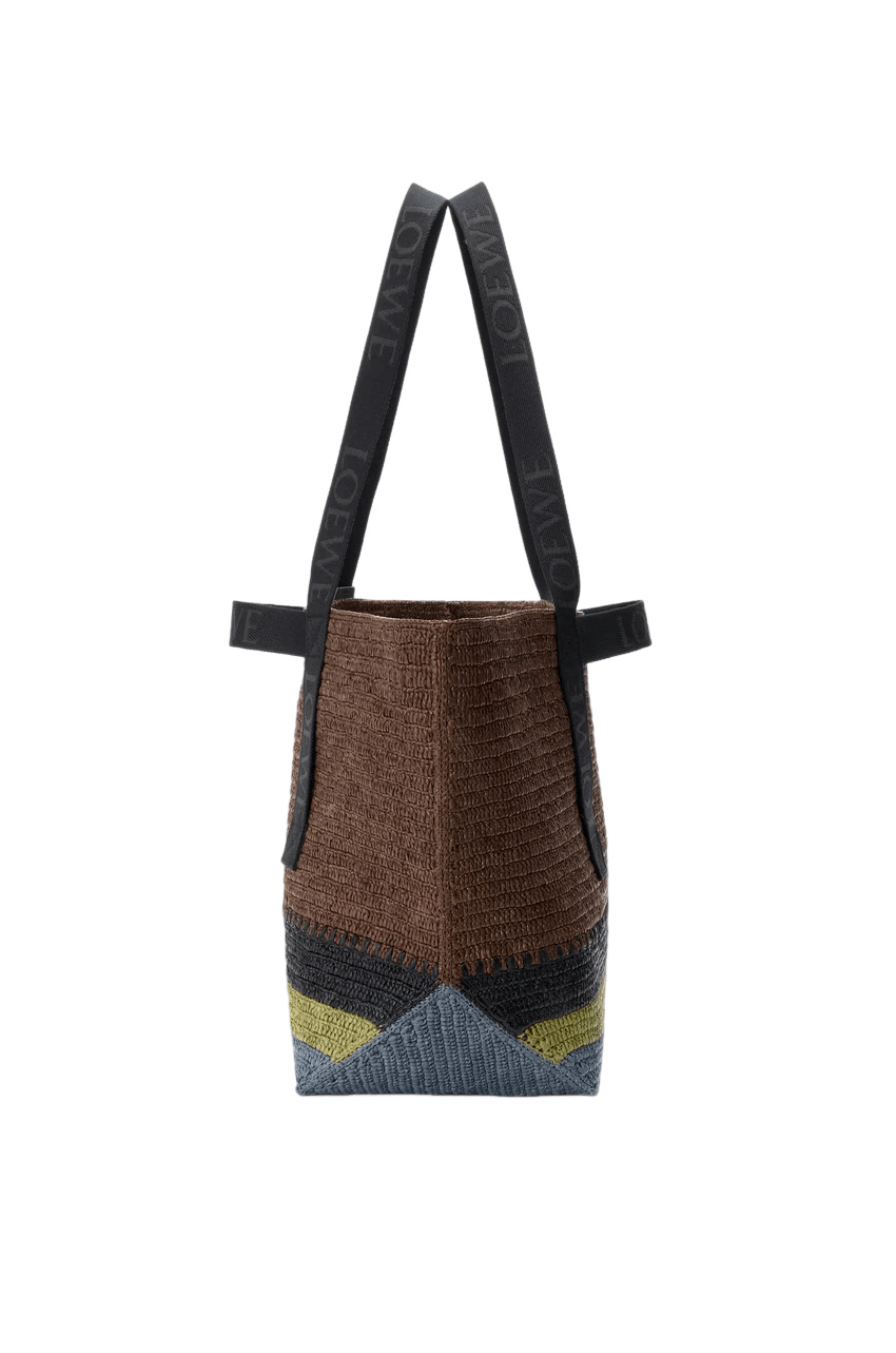 Loewe LOEWE Fold Shopper Brown Raffia Tote Bag New Authentic Size ONE SIZE - 2 Thumbnail