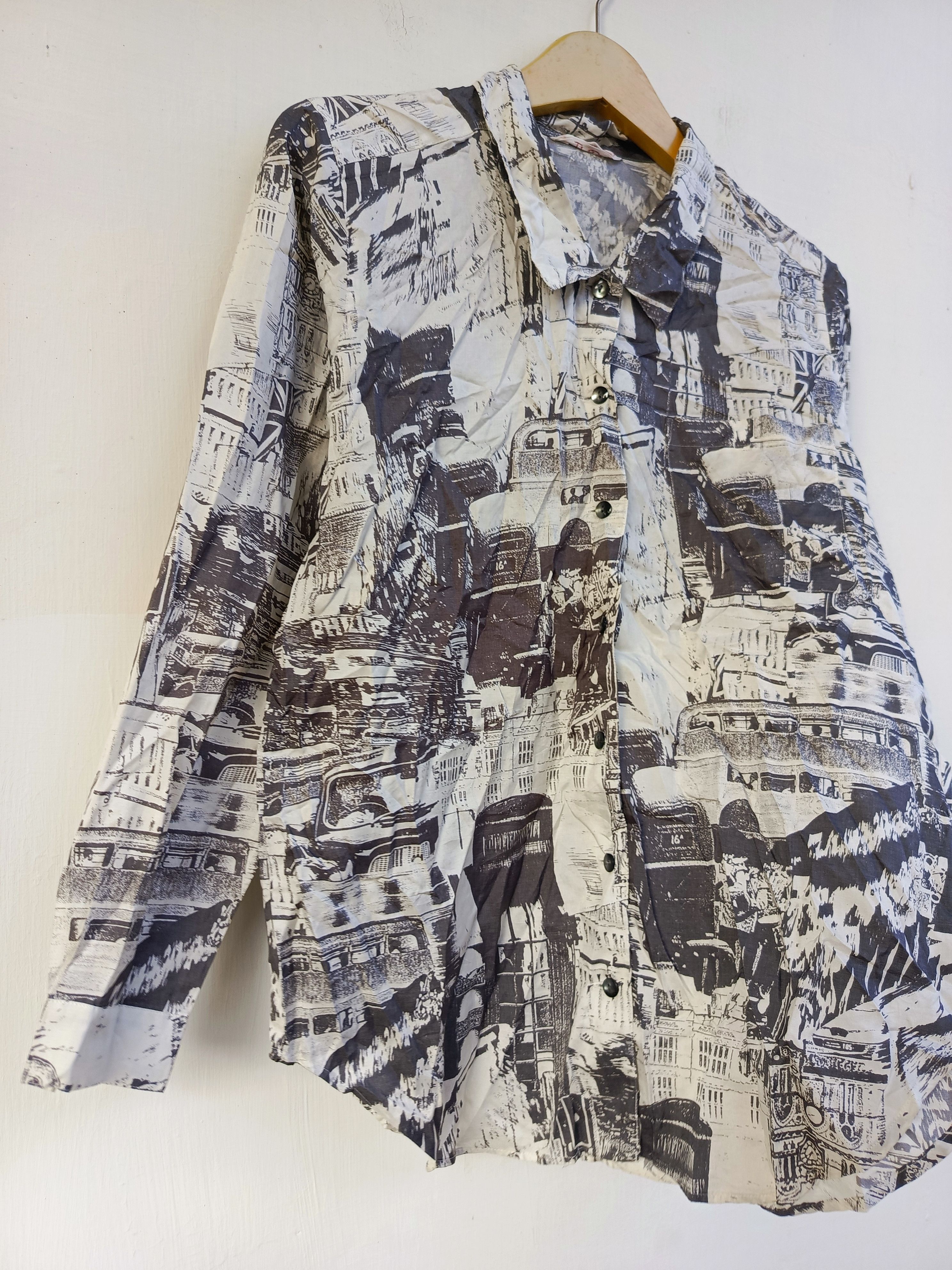 Japanese Brand Flow rill yoshimura button ups japanese brand Size L / US 10 / IT 46 - 3 Thumbnail