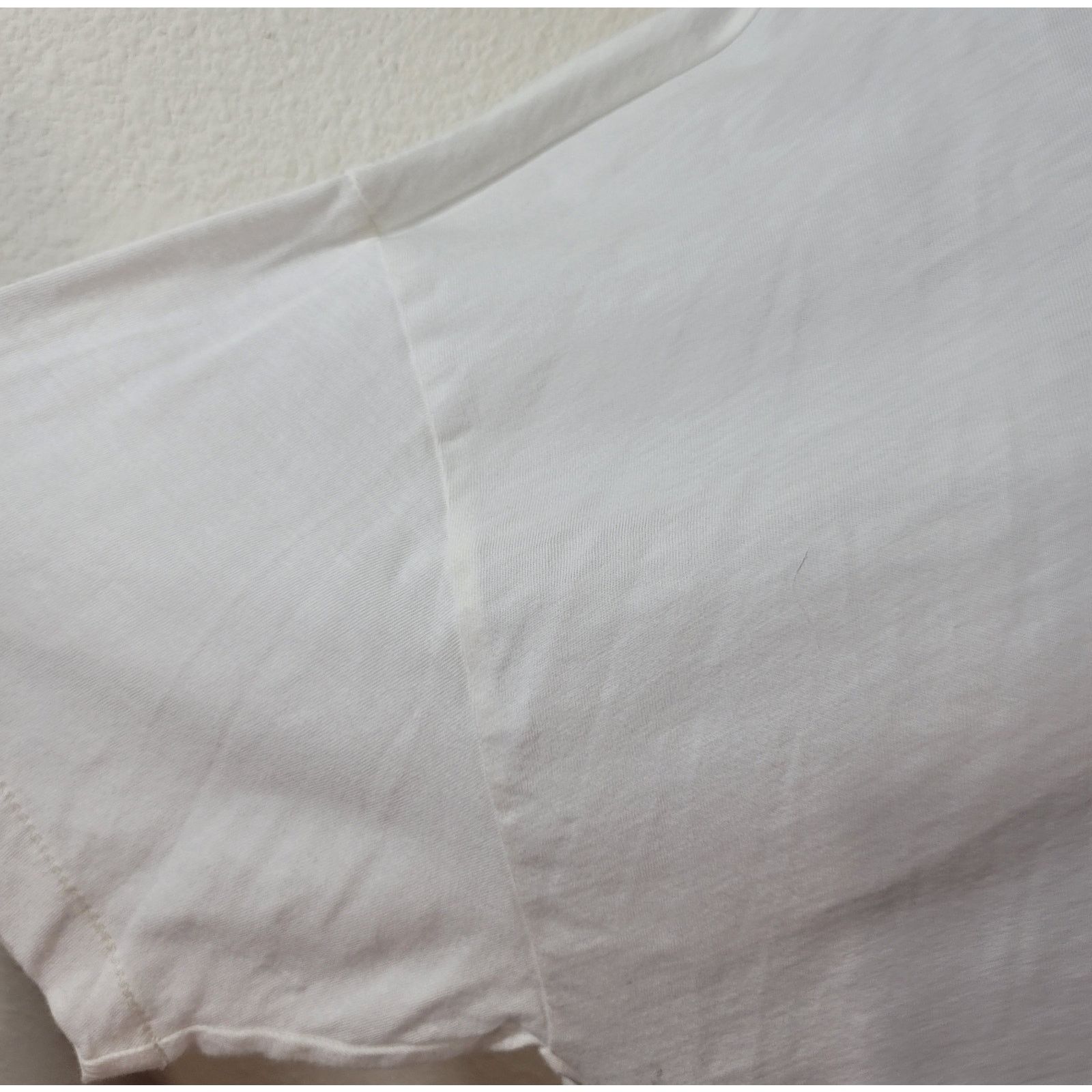 Other Athleta White Slub Knit Drop Shoulder Top Medium Size M / US 6-8 / IT 42-44 - 2 Thumbnail