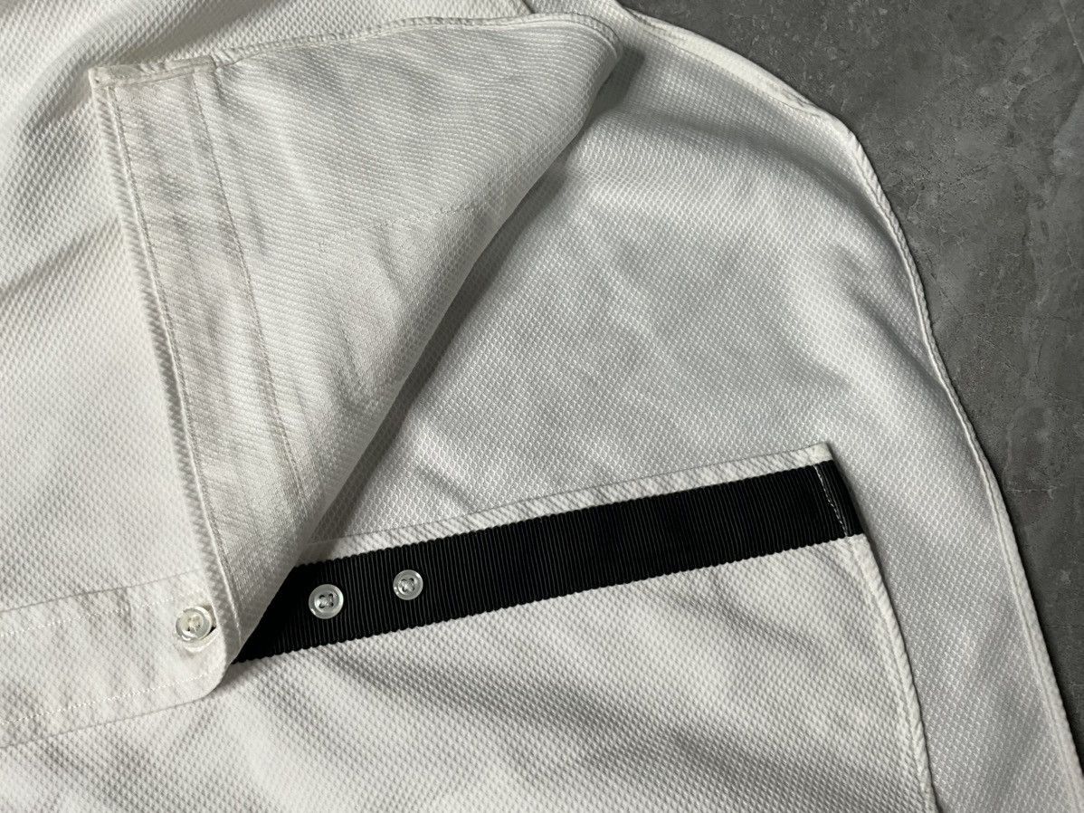 Thom Browne OG Thom Browne Grossgrain Placket textured cotton Shirt Size US XL / EU 56 / 4 - 5 Thumbnail