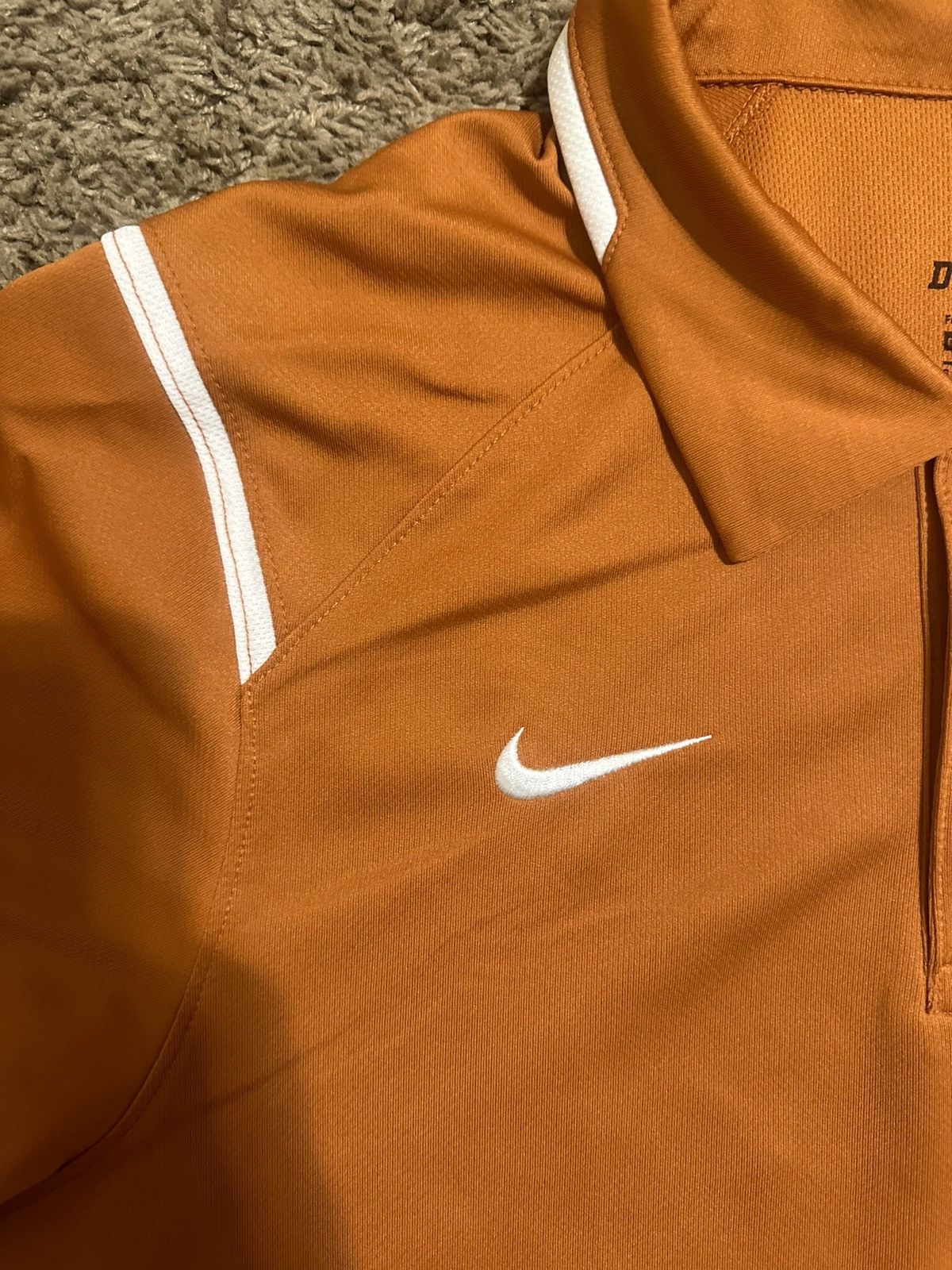 NCAA × Nike × Vintage Vintage Nike NCAA Texas Longhorns polo shirt 00s size small Size US S / EU 44-46 / 1 - 3 Thumbnail