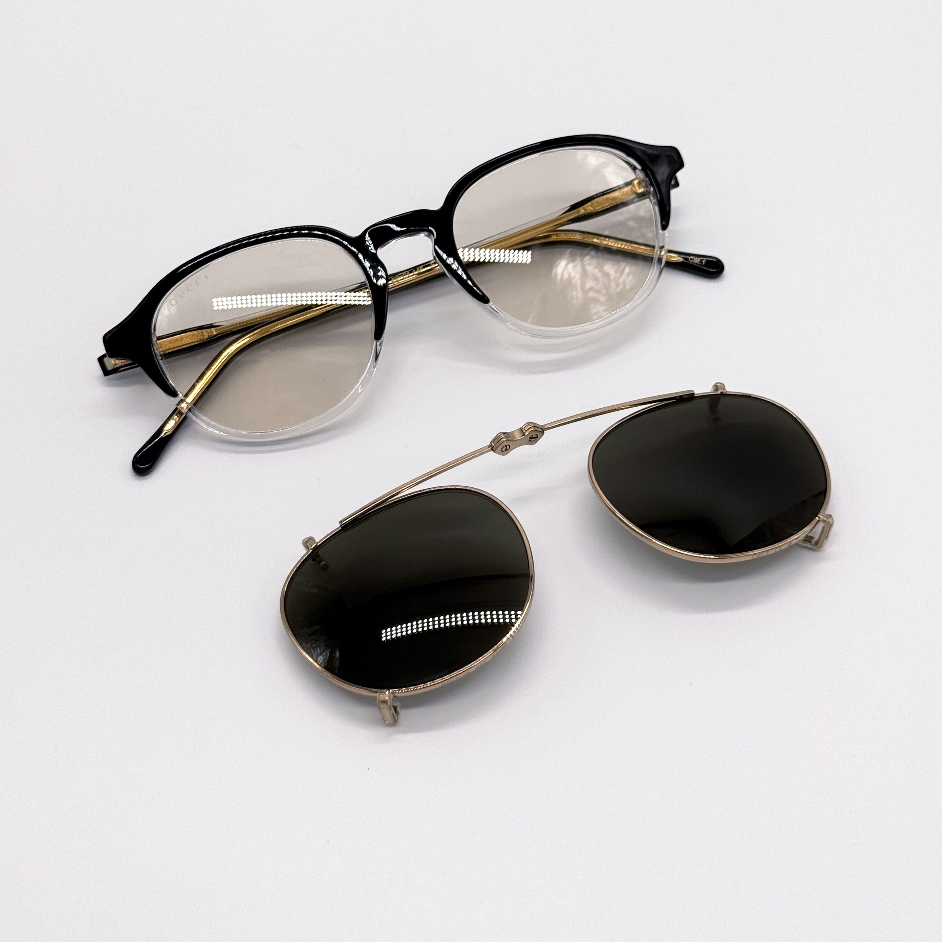 Gucci NEW GUCCI SUNGLASSES MEN ROUND BLACK GUCCI GG1212S 002 Size ONE SIZE - 2 Thumbnail