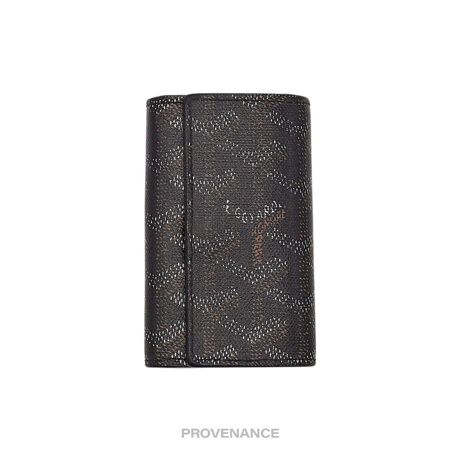 Goyard 🔴 Goyard 6 Key Case Wallet - Black Goyardine Size ONE SIZE - 1 Thumbnail