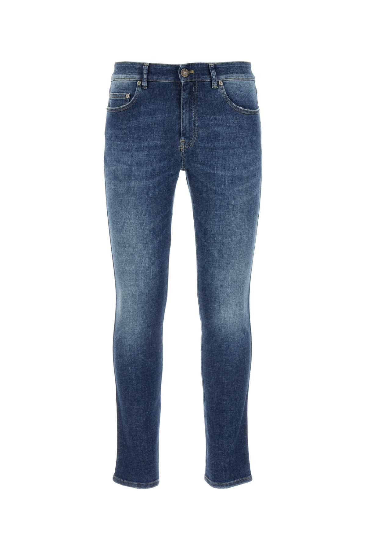 image of Pt Torino Stretch Denim Rock Jeans in Blue, Men's (Size 36)