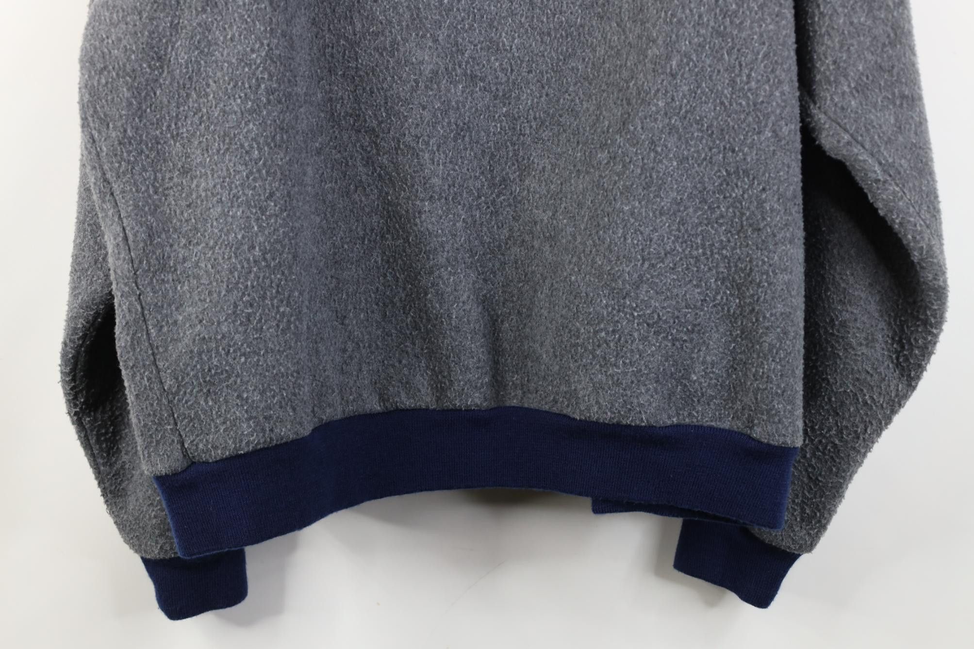 Vintage AS IS Vintage 90s OshKosh B'Gosh Fleece Jacket Gray Blue Size US M / EU 48-50 / 2 - 14 Thumbnail