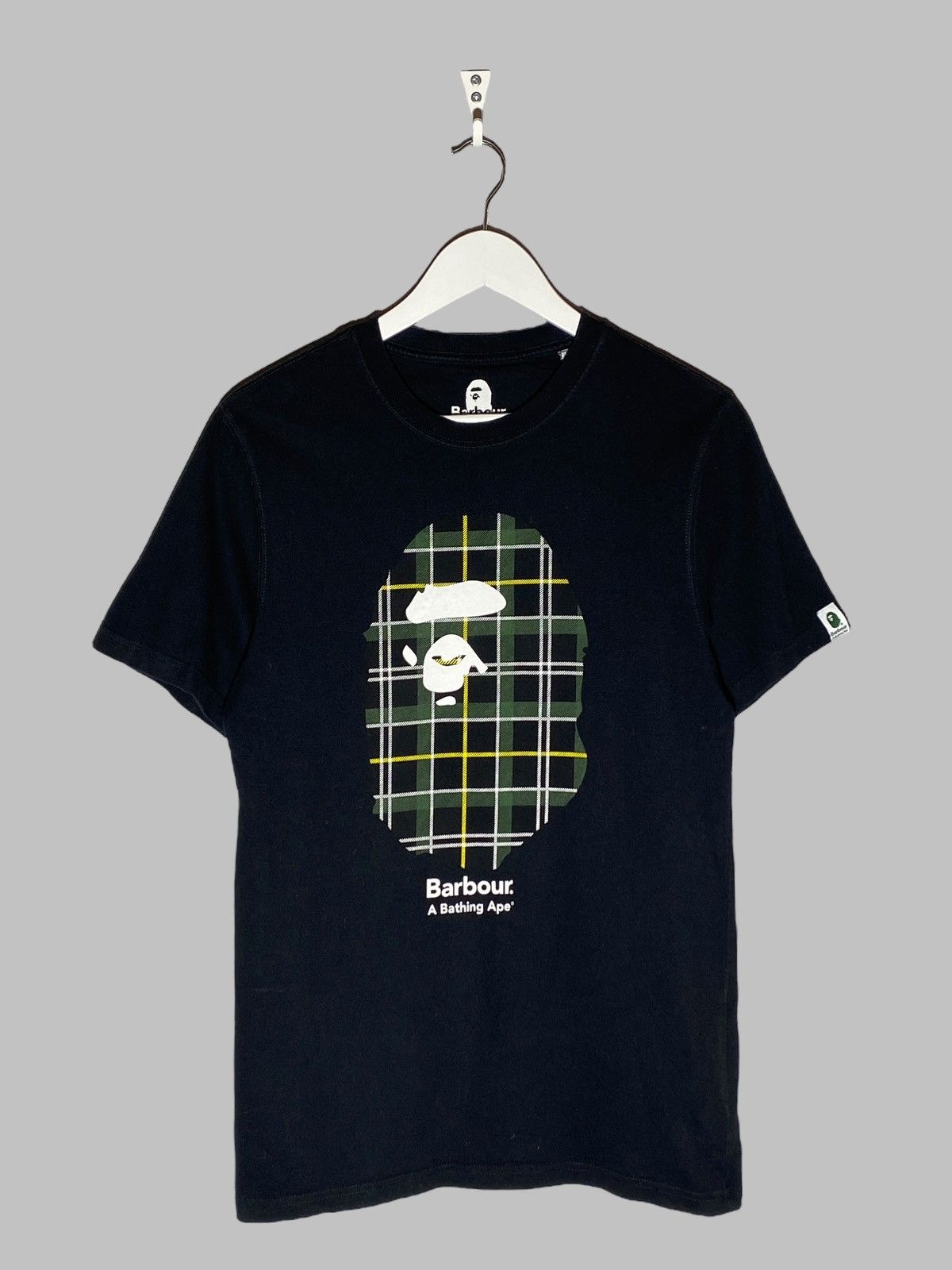 Bape × Barbour Bape x Barbour Rare Collaboration Black T-Shirt Size US S / EU 44-46 / 1 - 1 Thumbnail
